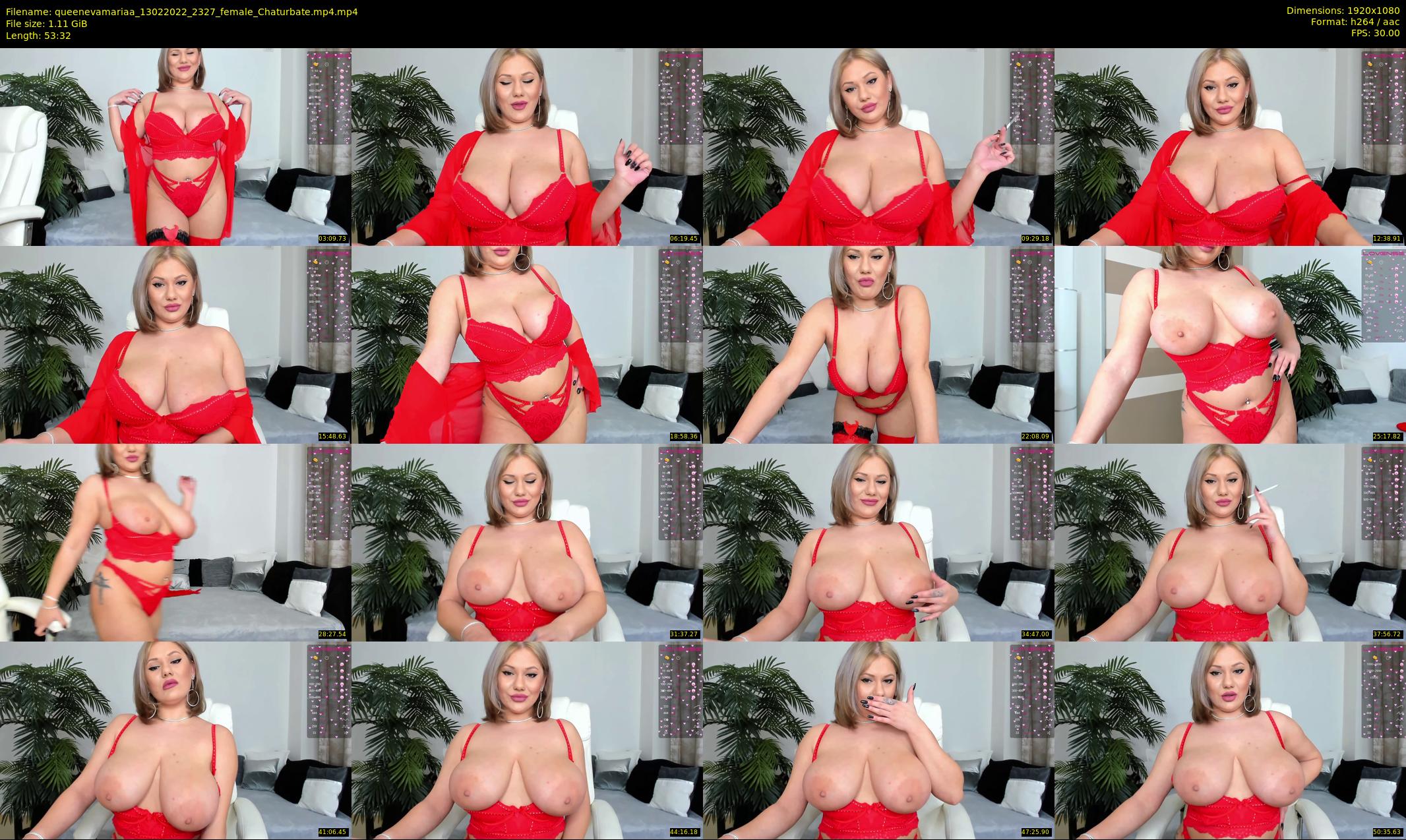 queenevamariaa — 54 minute Chaturbate female cam show recording, 1080p, Feb 13, 2022