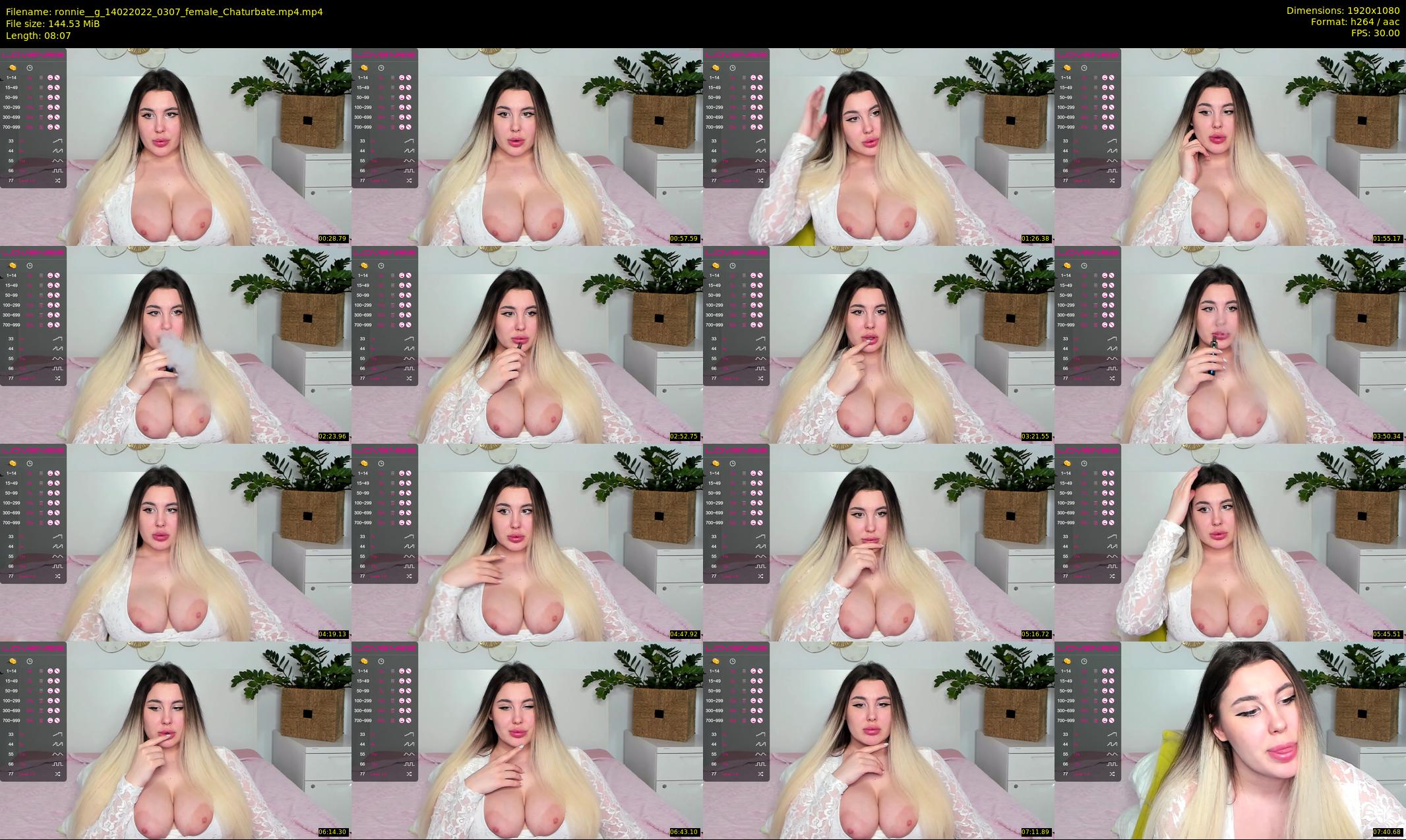 ronnie__g — 9 minute Chaturbate female cam show recording, 1080p, Feb 14, 2022