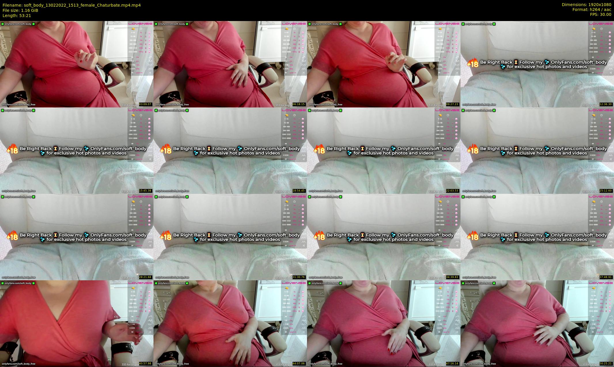 soft_body — 54 minute Chaturbate female cam show recording, 1080p, Feb 13, 2022