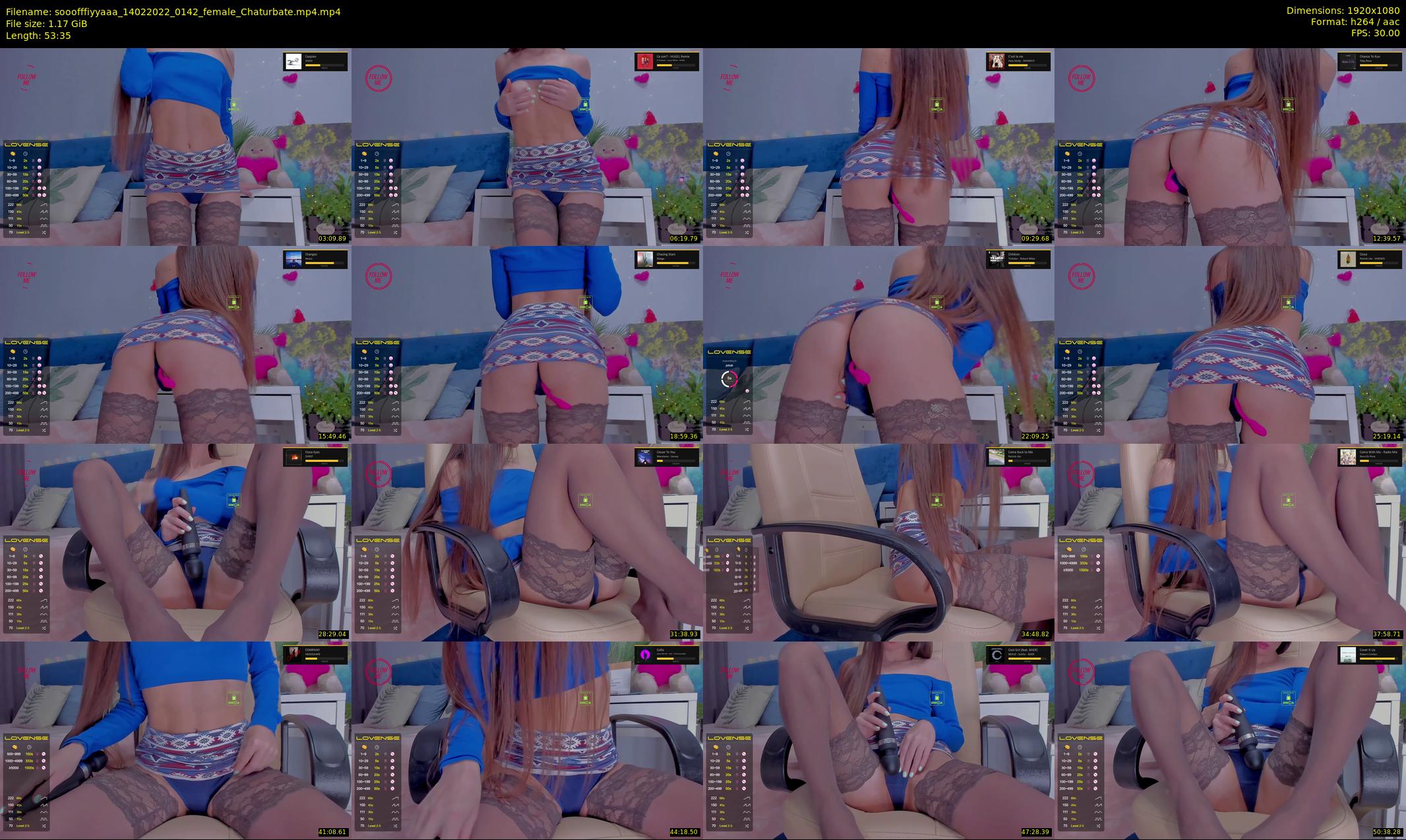 sooofffiyyaaa — 54 minute Chaturbate female cam show recording, 1080p, Feb 14, 2022