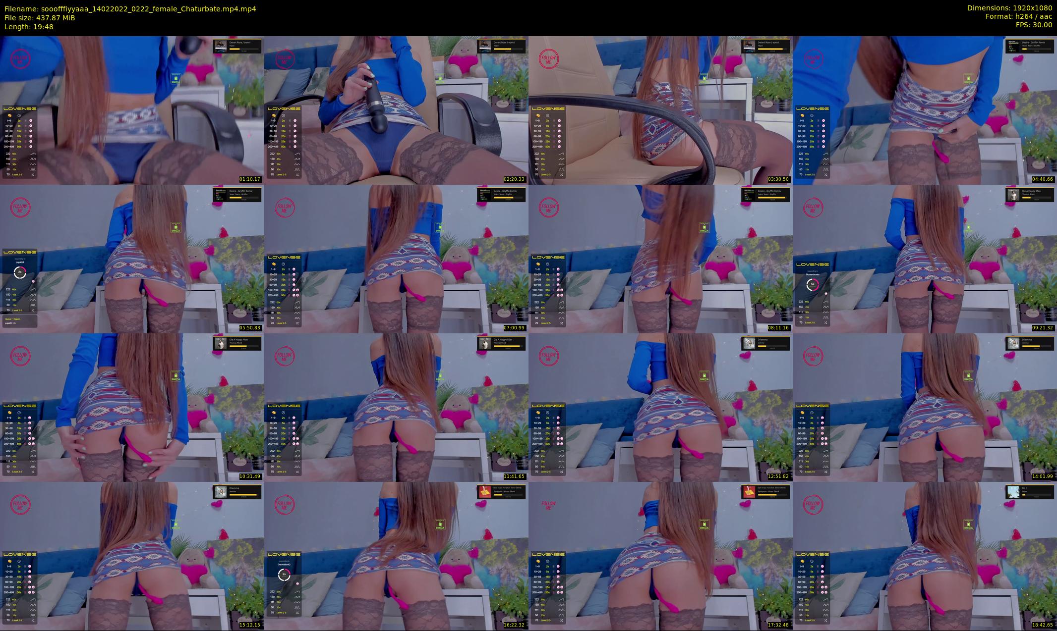 sooofffiyyaaa — 20 minute Chaturbate female cam show recording, 1080p, Feb 14, 2022