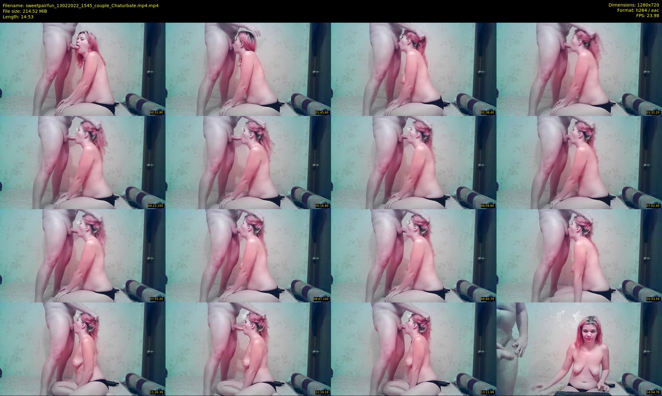 sweetpairfun — 15 minute Chaturbate couple cam show recording, 720p, Feb 13, 2022