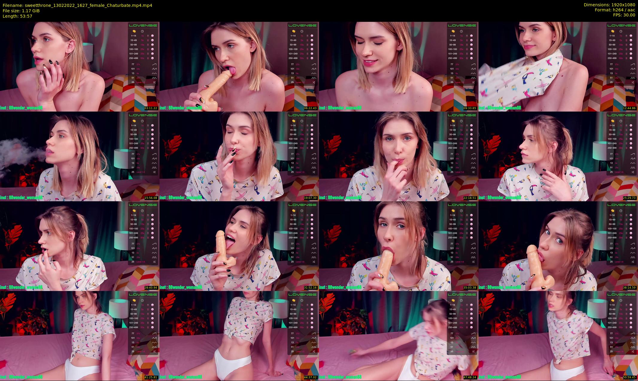 sweetthrone — 54 minute Chaturbate couple cam show recording, 1080p, Feb 13, 2022