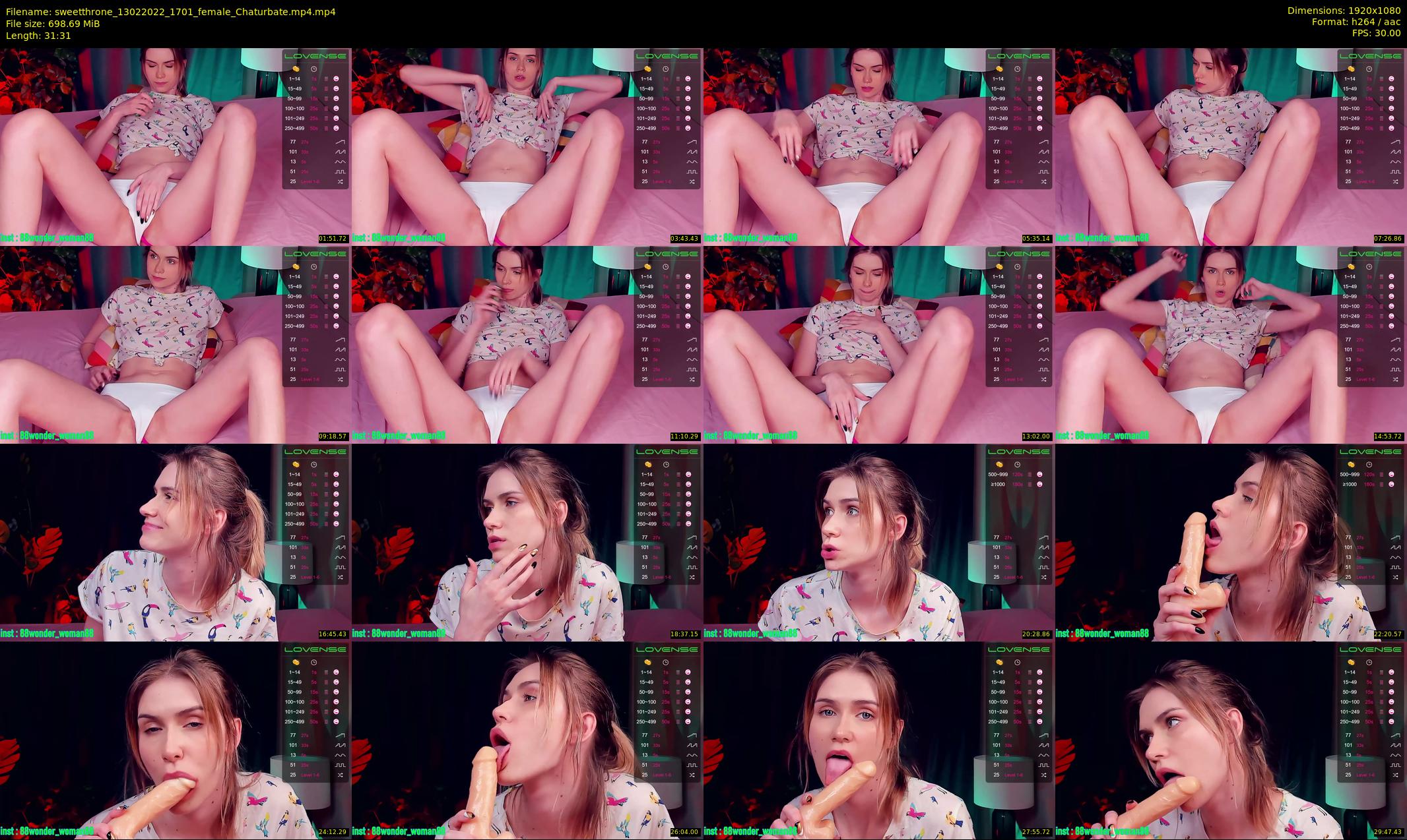 sweetthrone — 32 minute Chaturbate couple cam show recording, 1080p, Feb 13, 2022