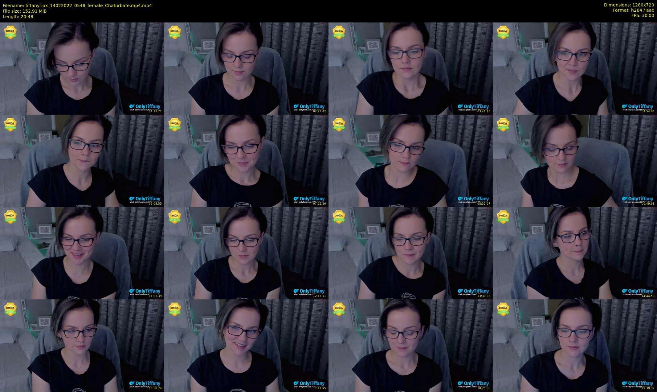 tiffanyriox — 21 minute Chaturbate female cam show recording, 720p, Feb 14, 2022