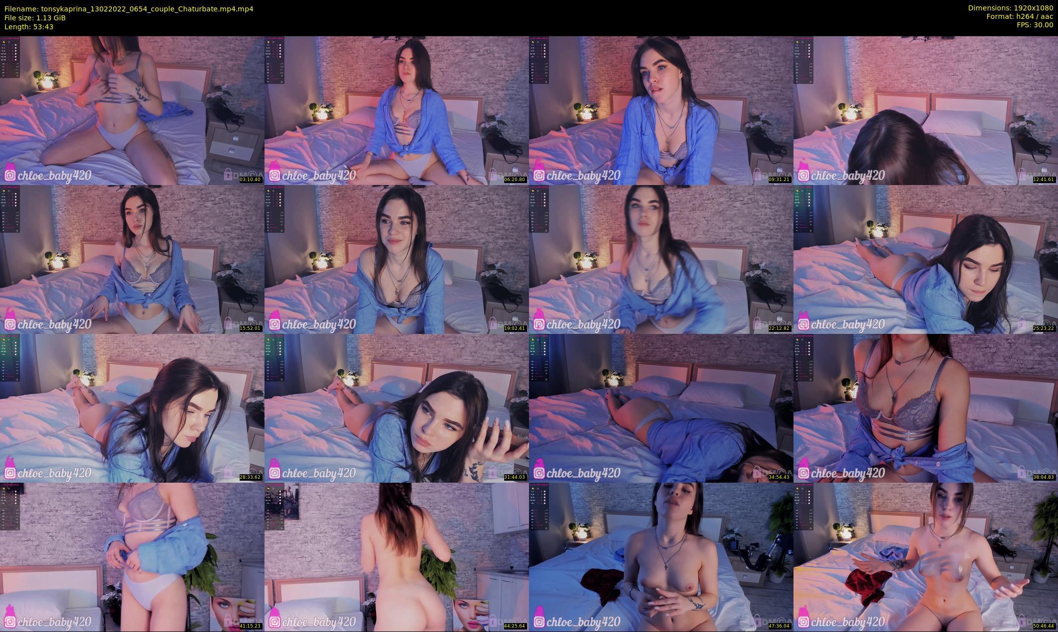 tonsykaprina — 54 minute Chaturbate couple cam show recording, 1080p, Feb 13, 2022