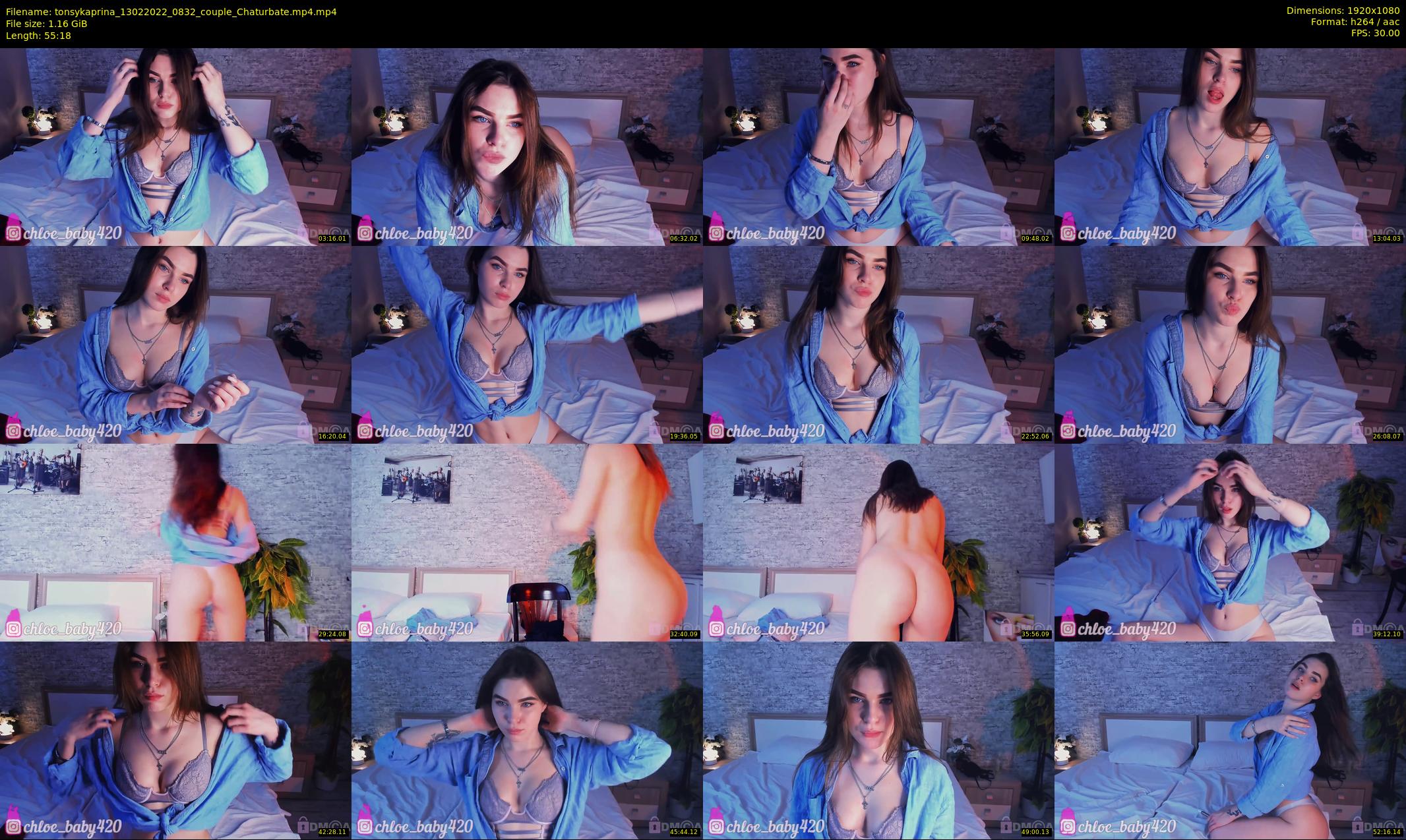tonsykaprina — 56 minute Chaturbate couple cam show recording, 1080p, Feb 13, 2022