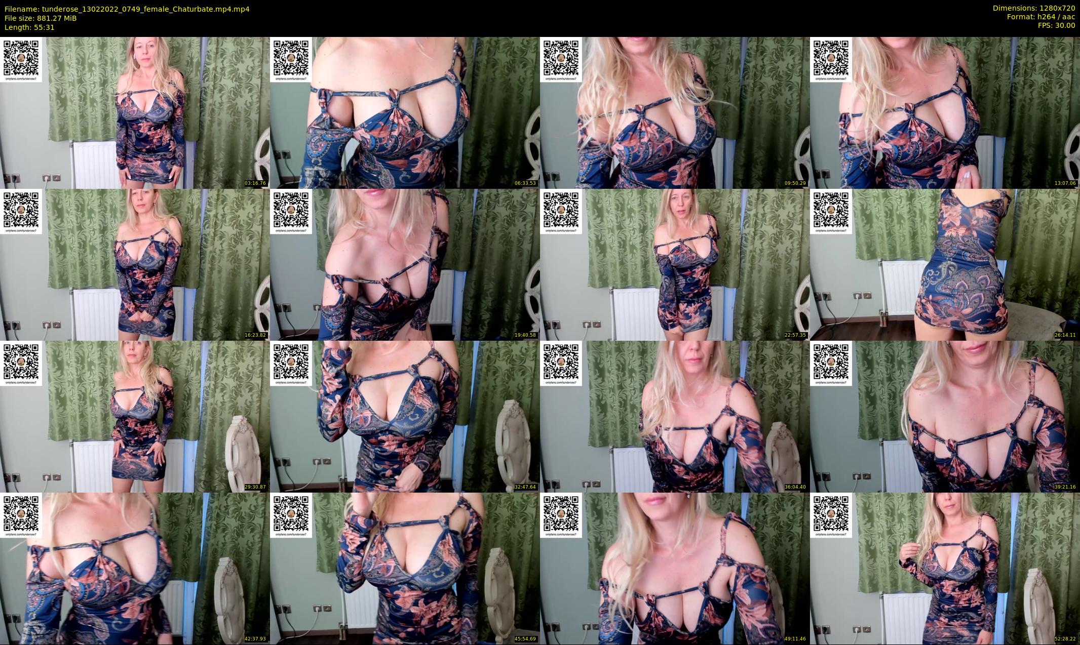 tunderose — 56 minute Chaturbate female cam show recording, 720p, Feb 13, 2022