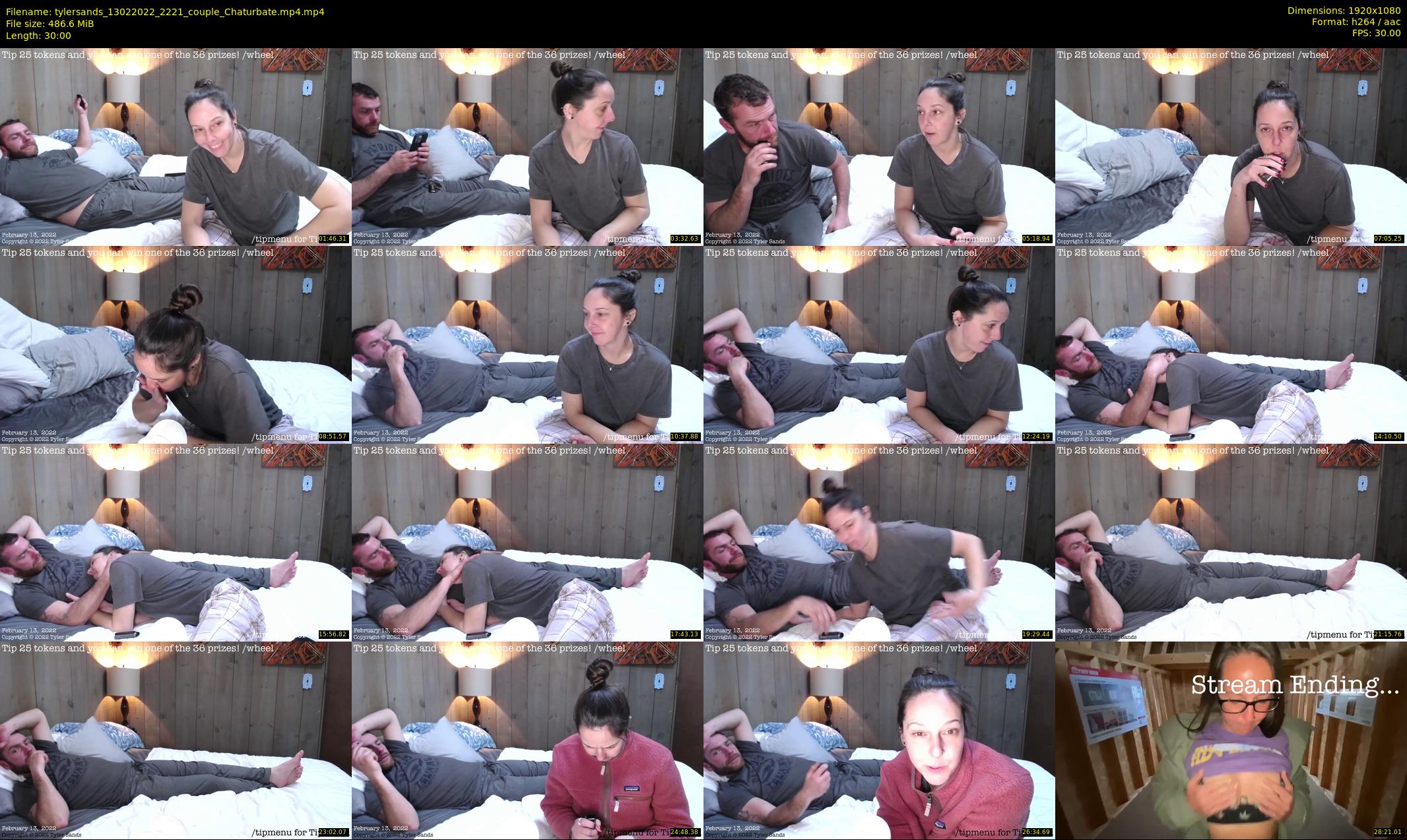 tylersands — 30 minute Chaturbate female cam show recording, 1080p, Feb 13, 2022