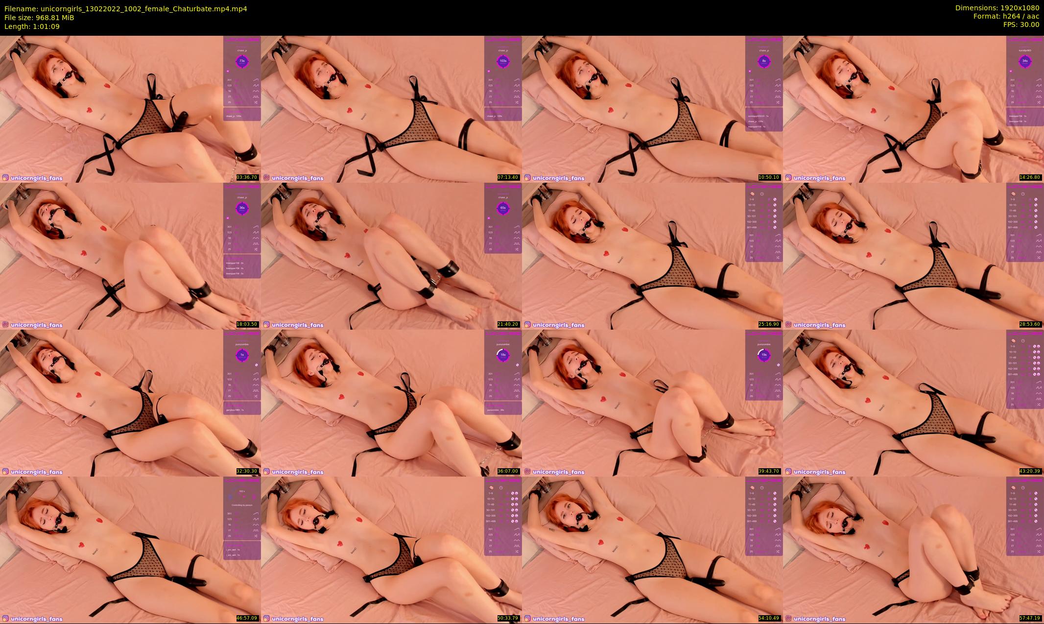unicorngirls — 62 minute Chaturbate couple cam show recording, 1080p, Feb 13, 2022