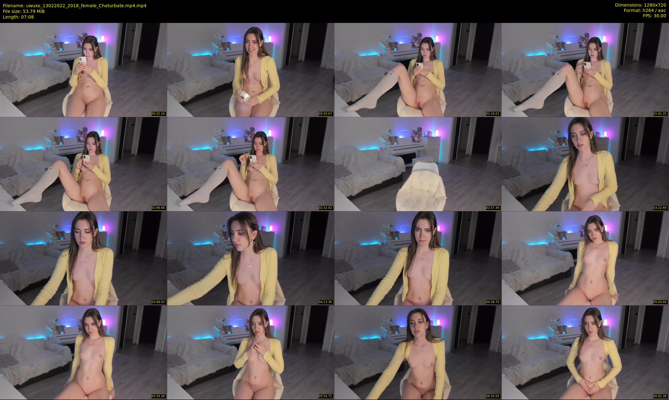 uwuxo — 8 minute Chaturbate female cam show recording, 720p, Feb 13, 2022