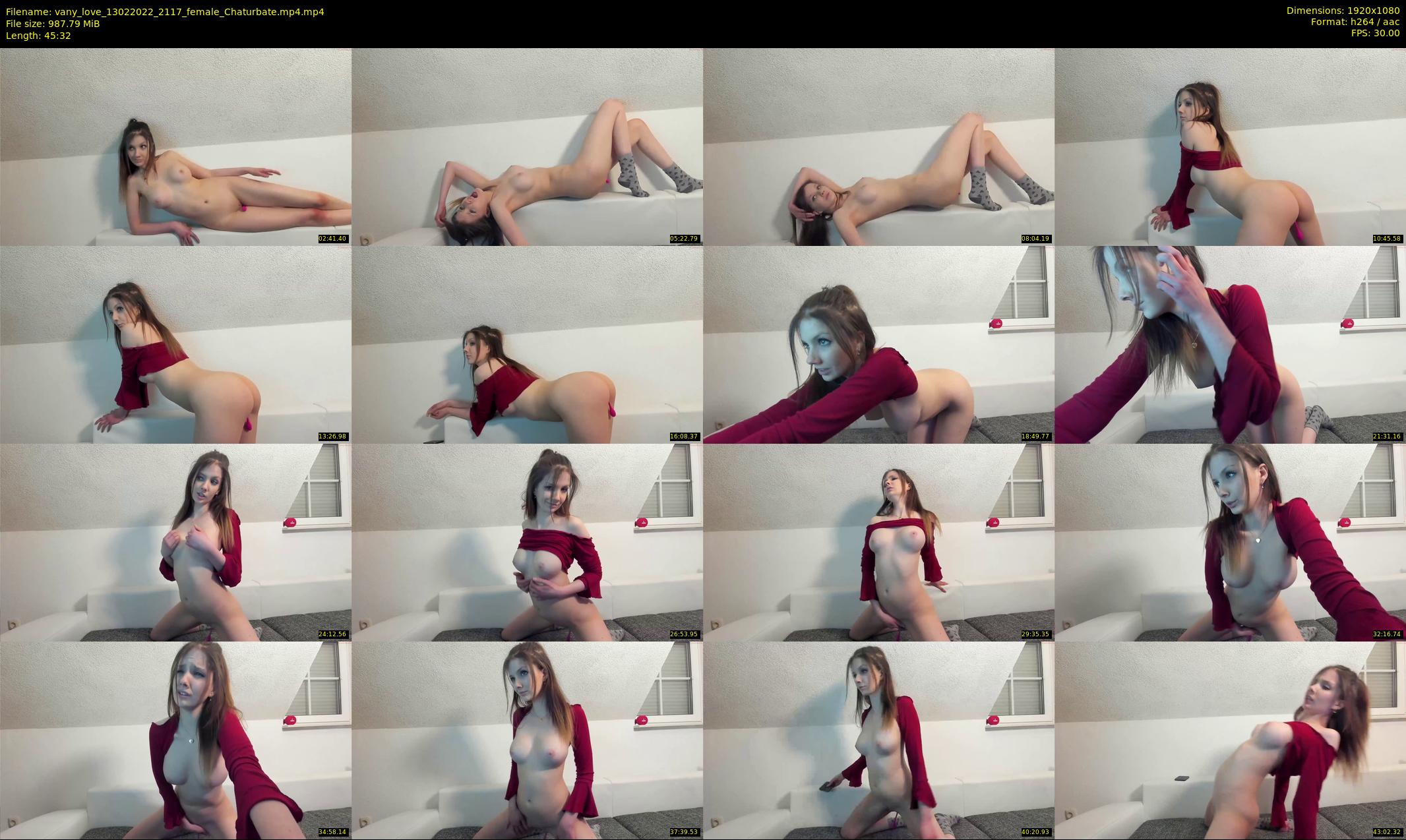 vany_love — 46 minute Chaturbate female cam show recording, 1080p, Feb 13, 2022