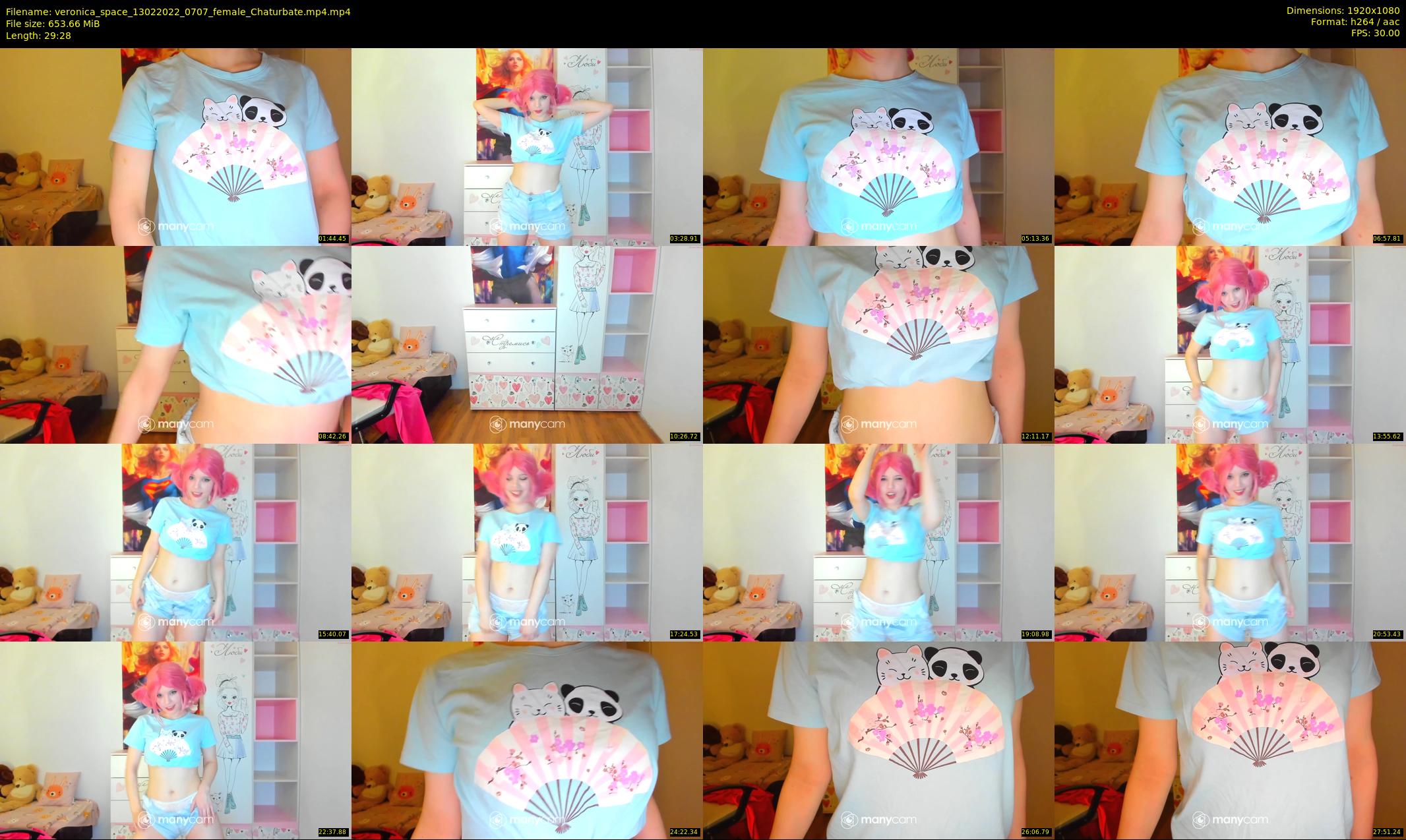 veronica_space — 30 minute Chaturbate female cam show recording, 1080p, Feb 13, 2022