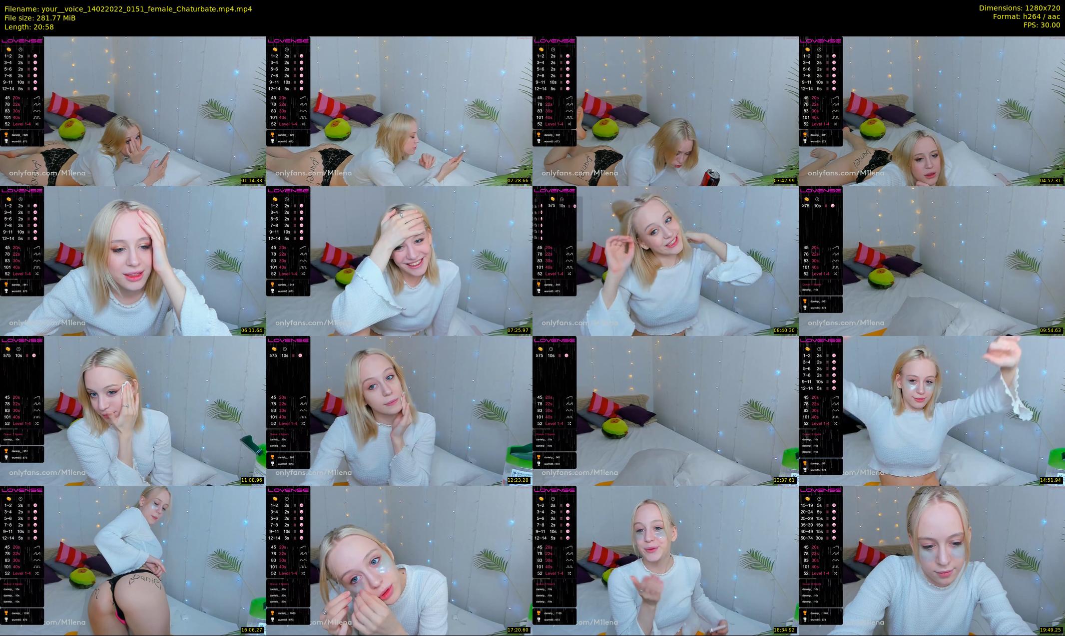 your__voice — 21 minute Chaturbate female cam show recording, 720p, Feb 14, 2022