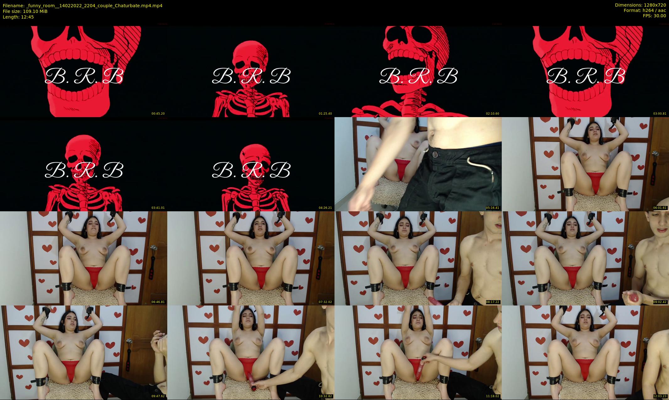 _funny_room_ — 13 minute Chaturbate couple cam show recording, 720p, Feb 14, 2022