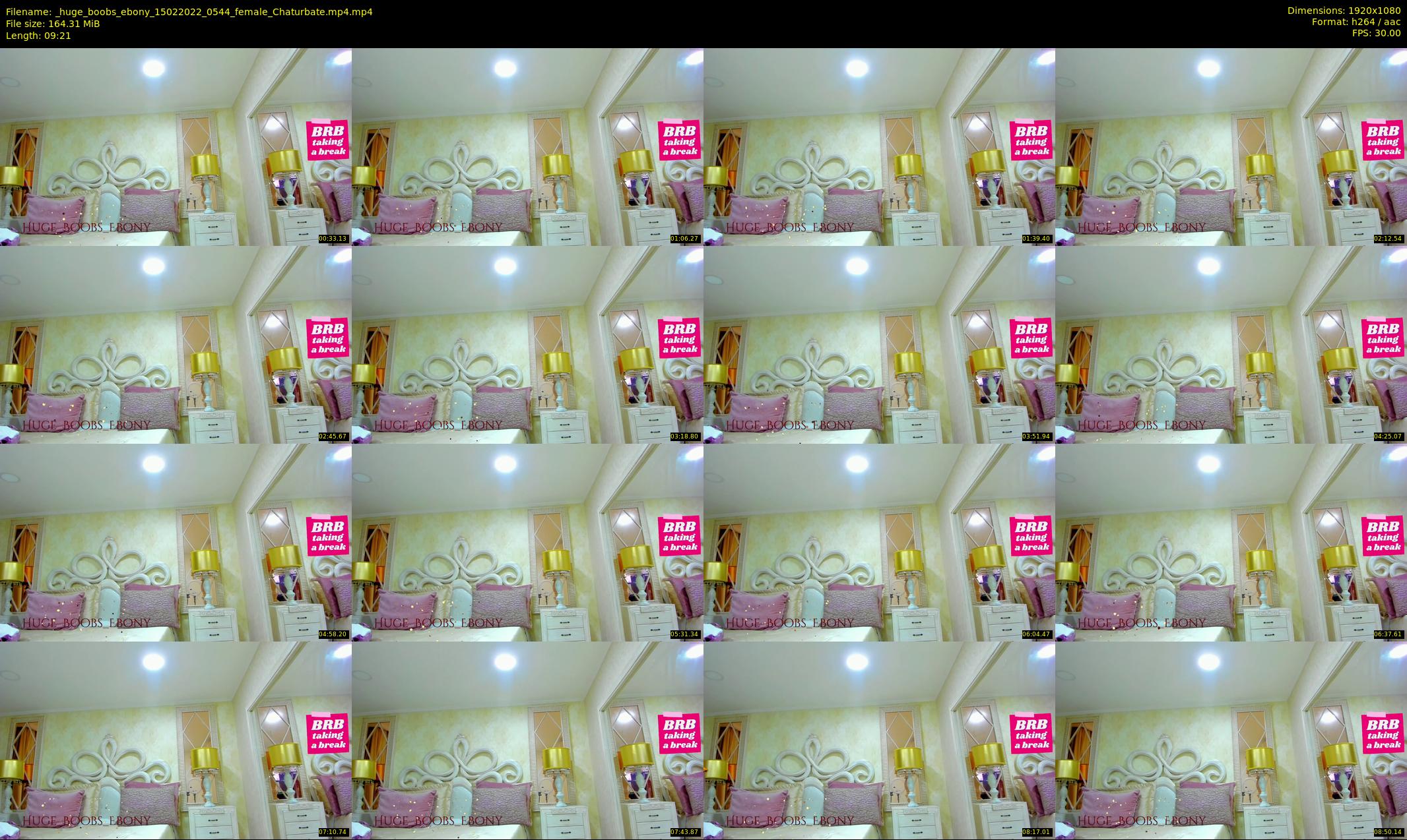 _huge_boobs_ebony — 10 minute Chaturbate female cam show recording, 1080p, Feb 15, 2022
