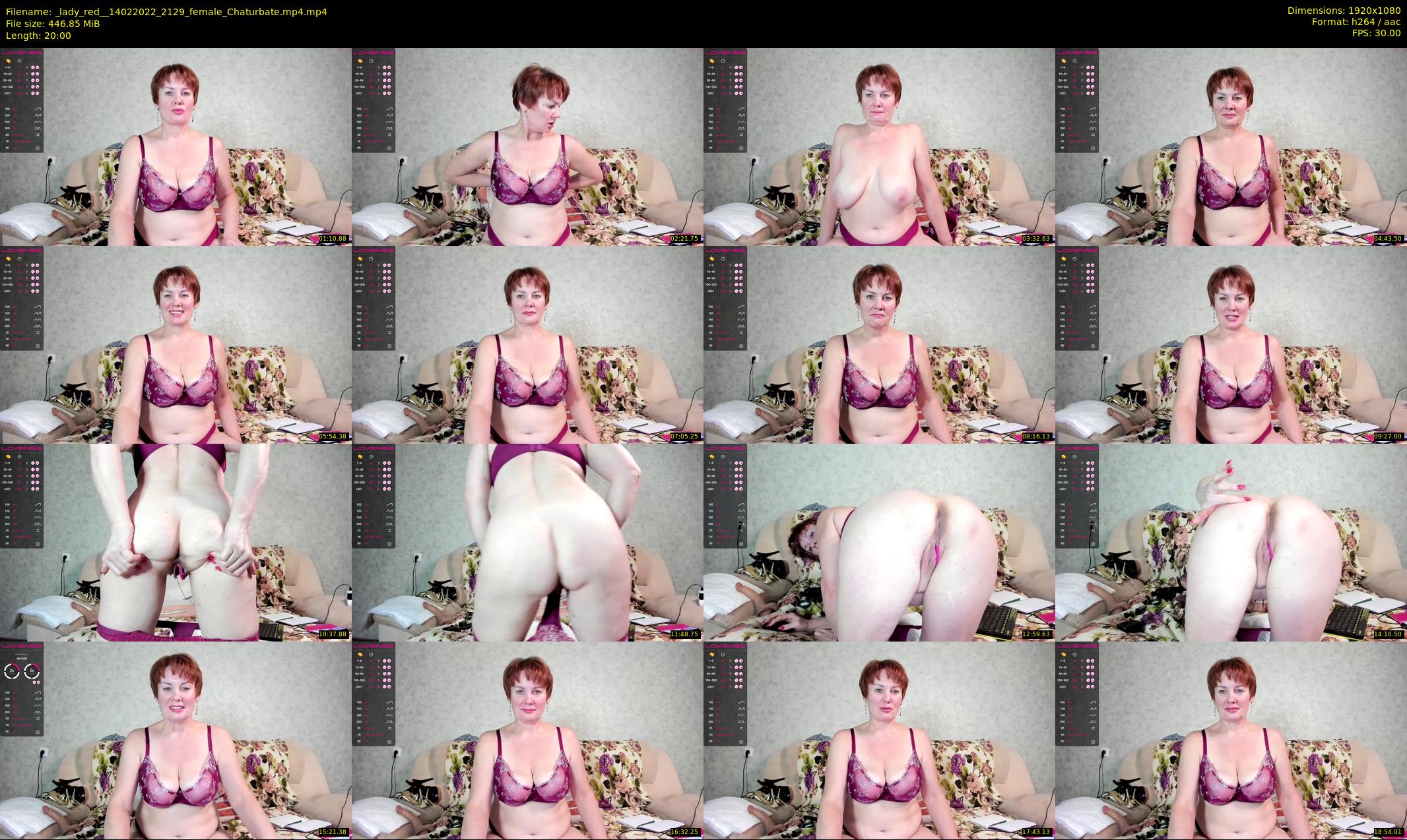 _lady_red_ — 20 minute Chaturbate female cam show recording, 1080p, Feb 14, 2022