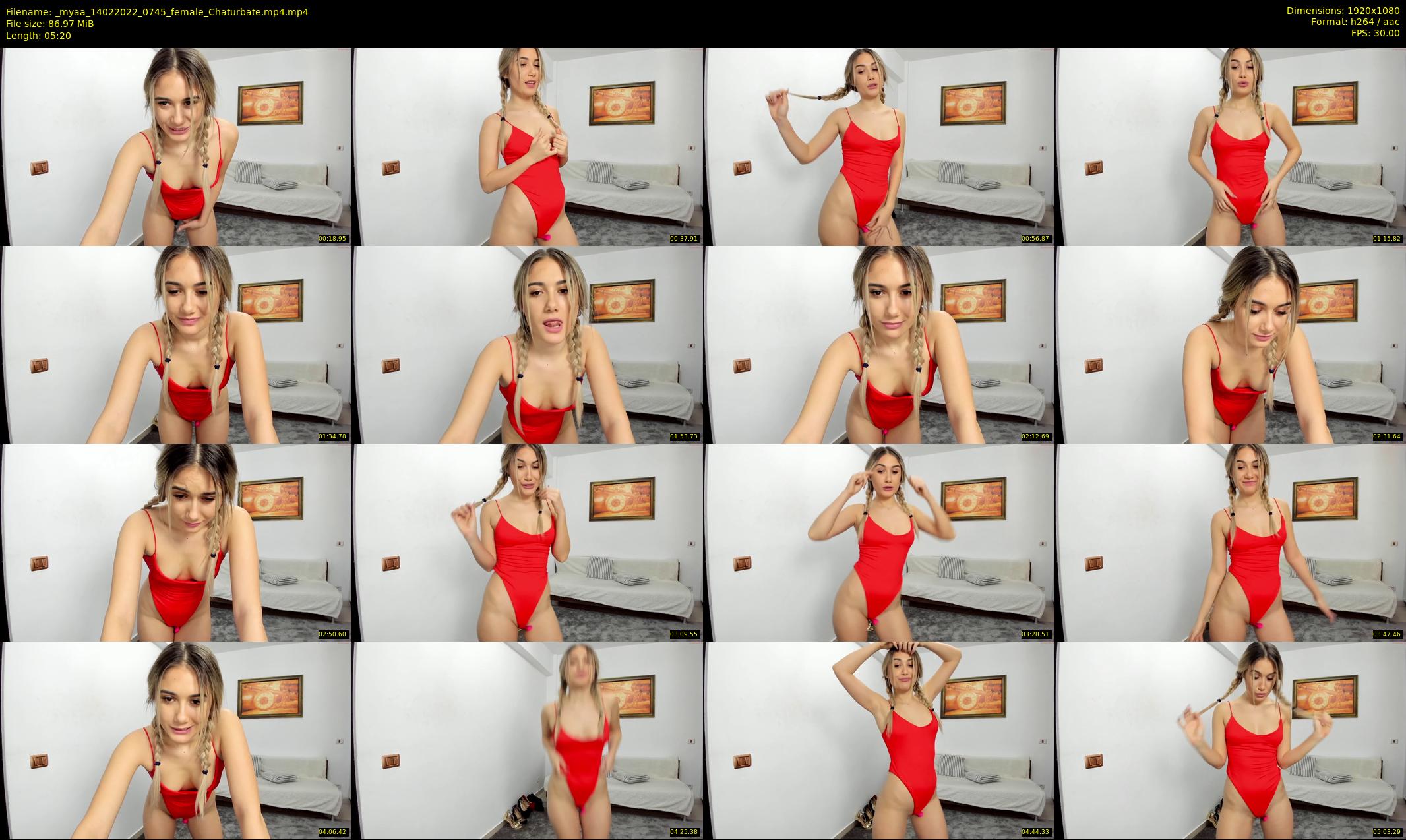 _myaa — 6 minute Chaturbate female cam show recording, 1080p, Feb 14, 2022