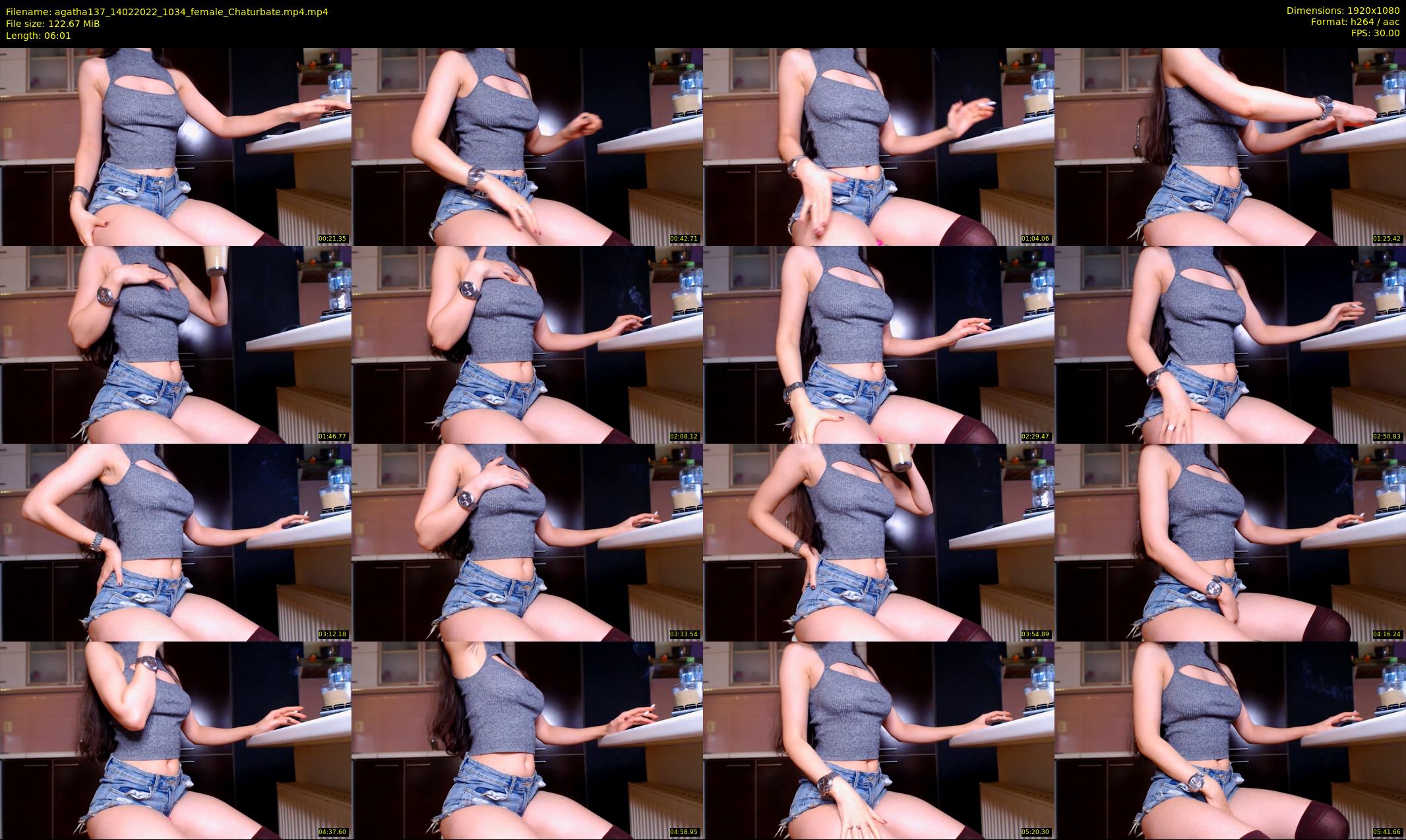agatha137 — 7 minute Chaturbate female cam show recording, 1080p, Feb 14, 2022