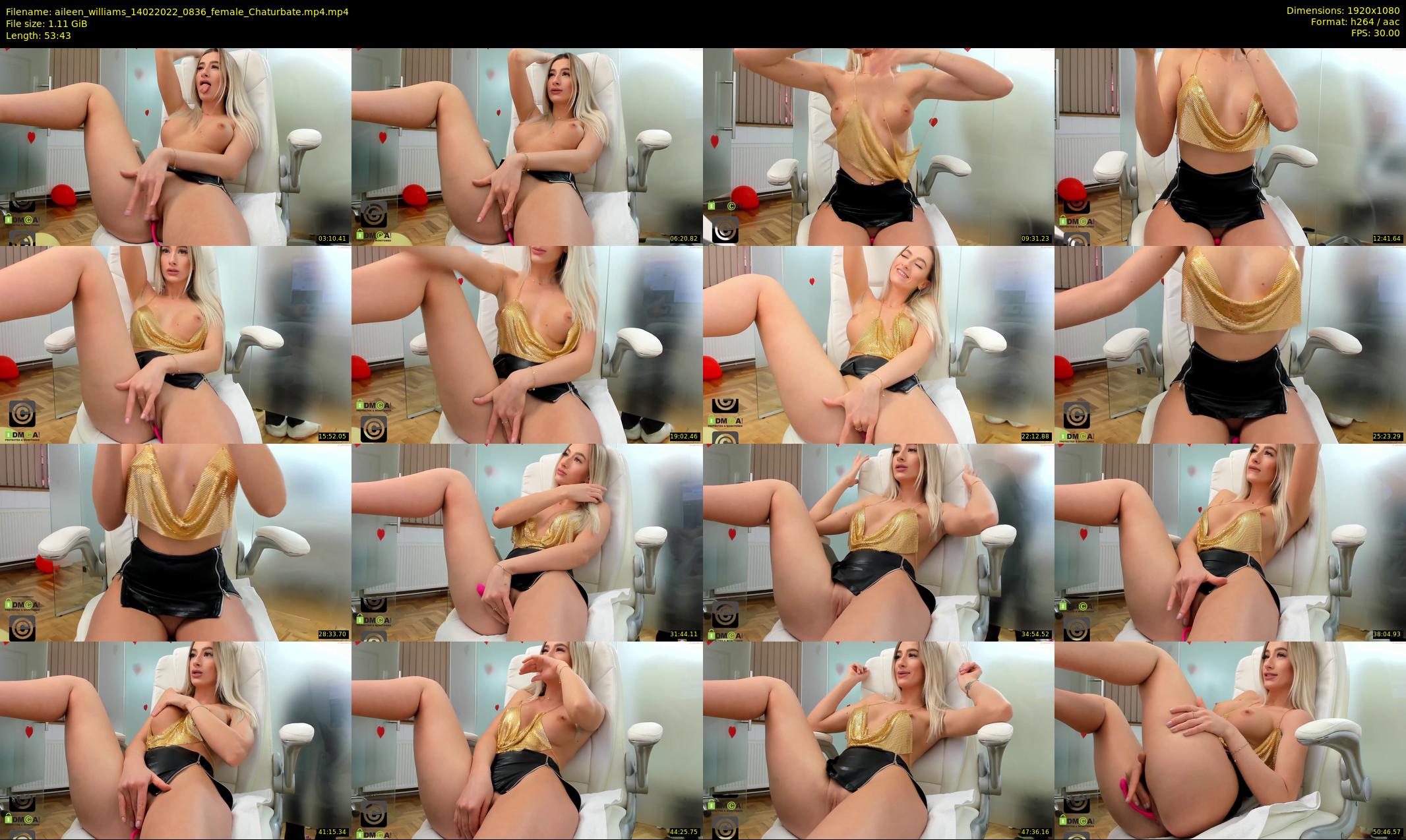 aileen_williams — 54 minute Chaturbate female cam show recording, 1080p, Feb 14, 2022