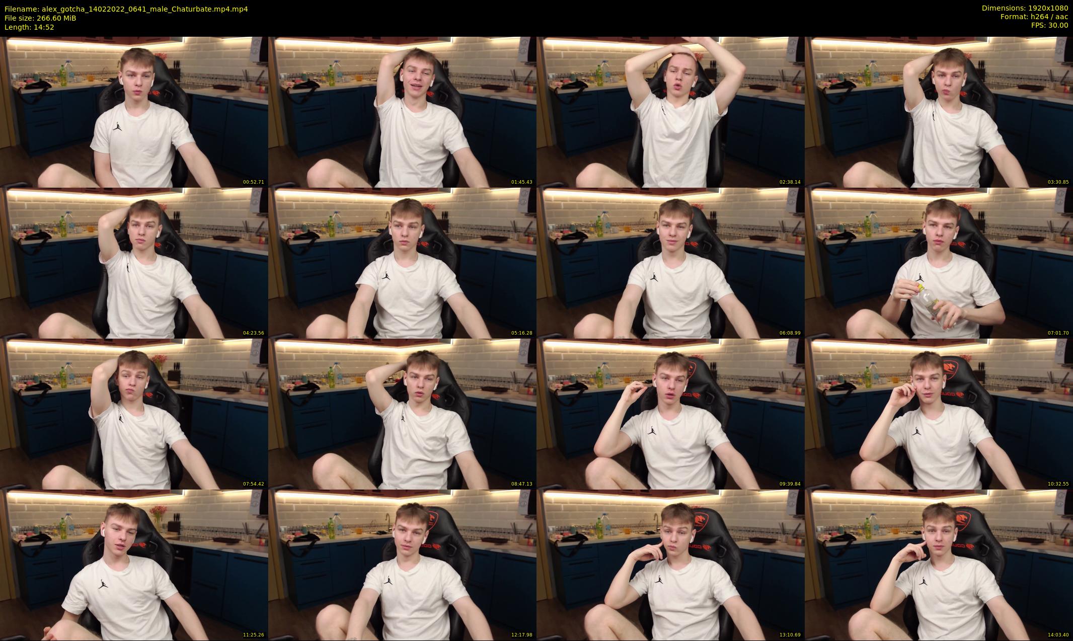alex_gotcha — 15 minute Chaturbate male cam show recording, 1080p, Feb 14, 2022