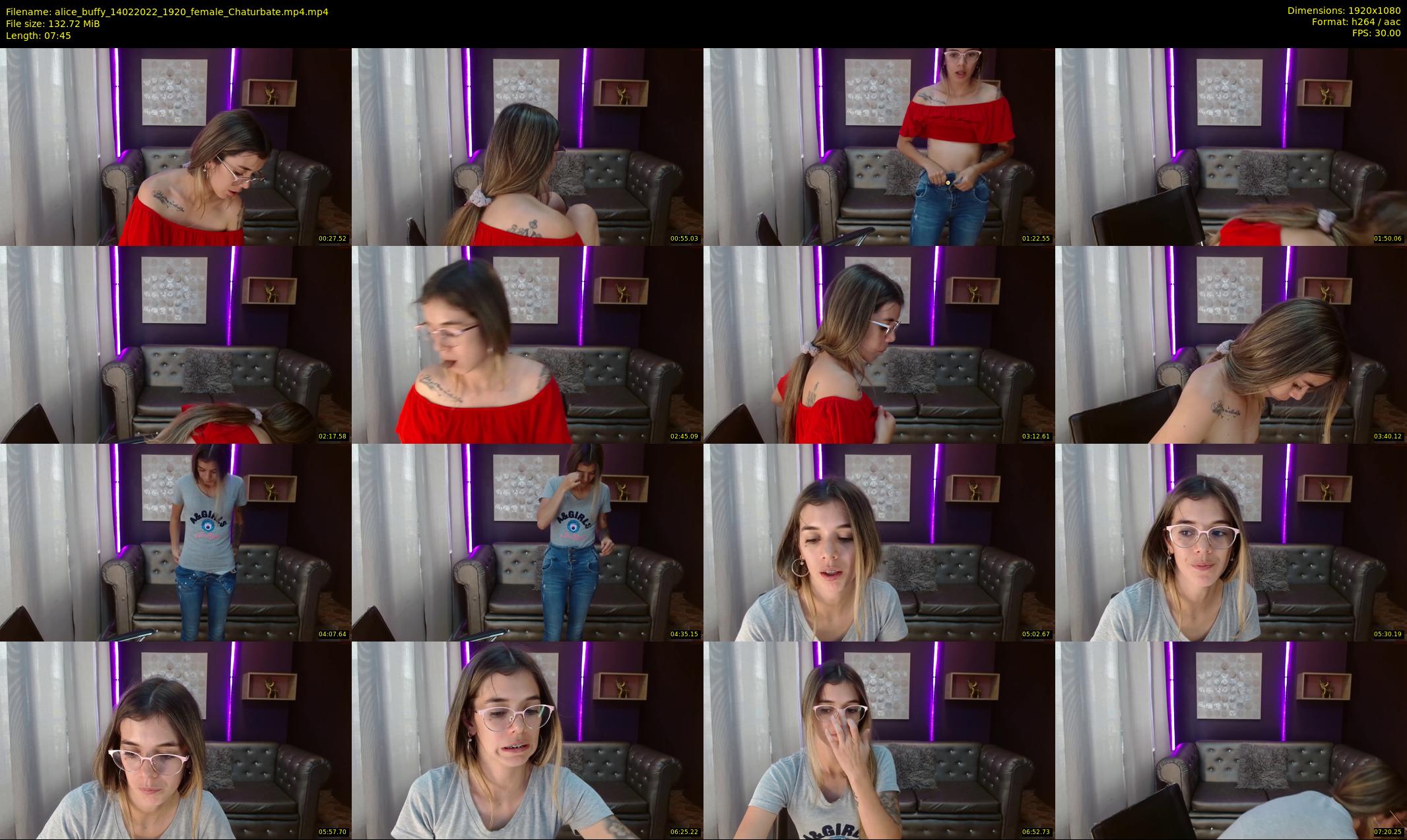 alice_buffy — 8 minute Chaturbate female cam show recording, 1080p, Feb 14, 2022
