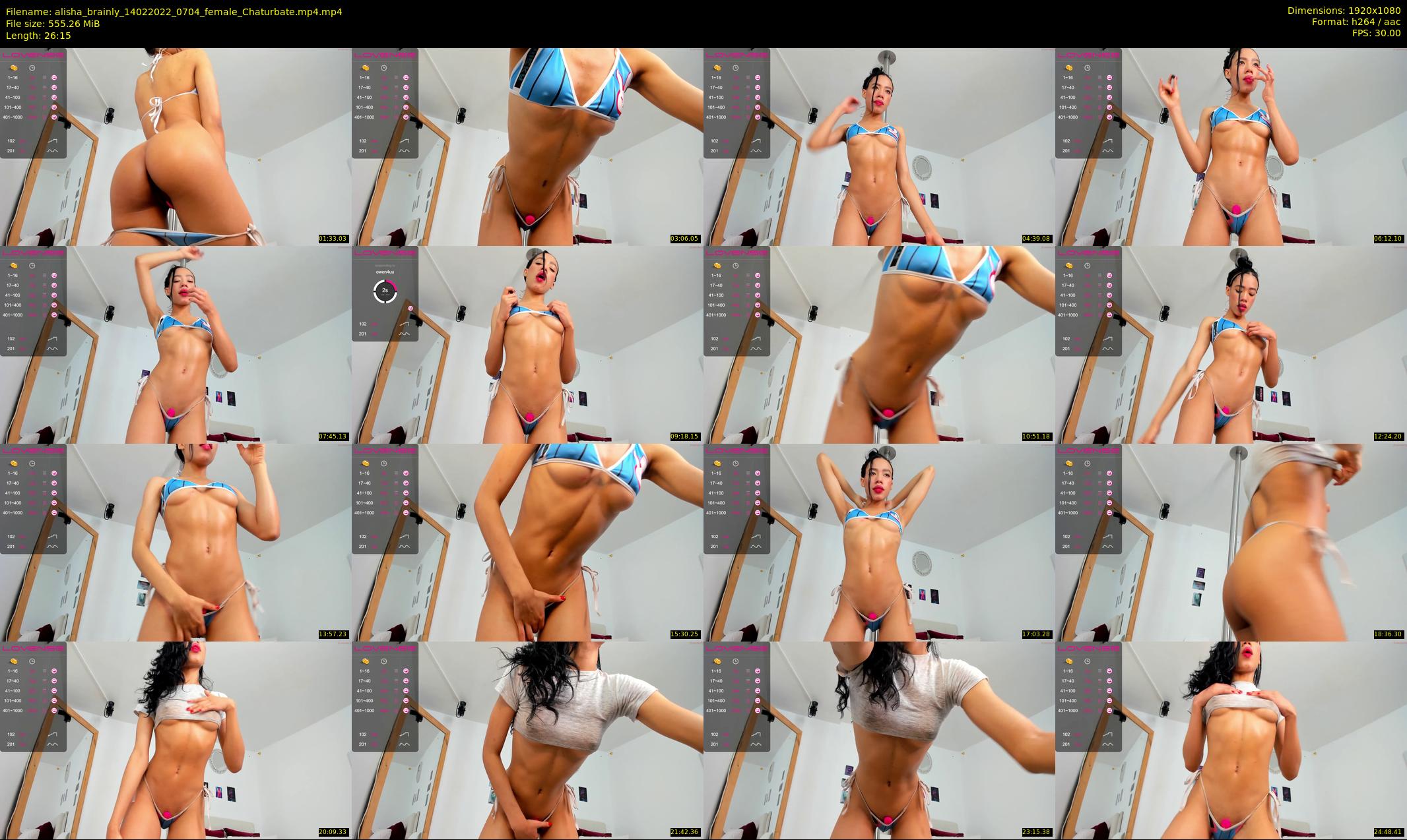 alisha_brainly — 27 minute Chaturbate female cam show recording, 1080p, Feb 14, 2022