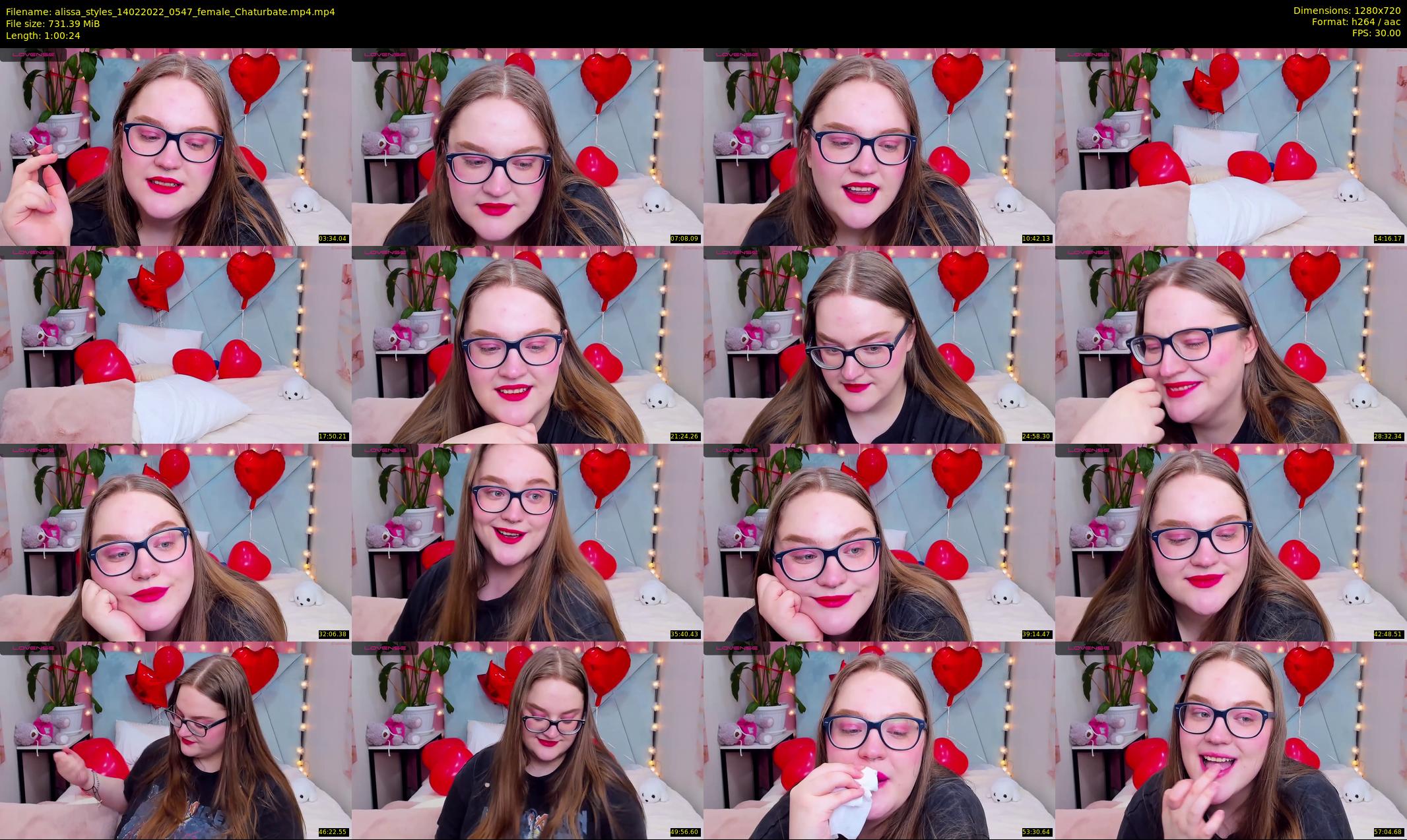 alissa_styles — 61 minute Chaturbate female cam show recording, 720p, Feb 14, 2022