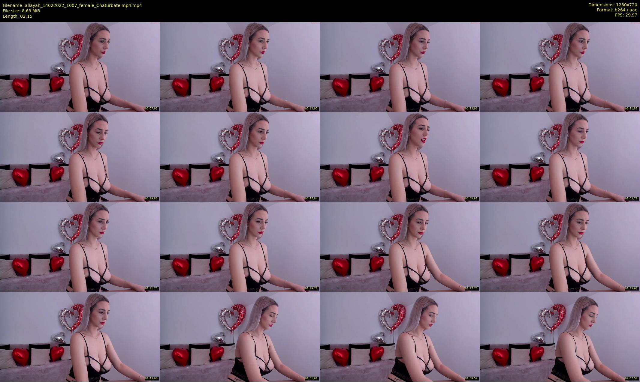 allayah — 3 minute Chaturbate female cam show recording, 720p, Feb 14, 2022