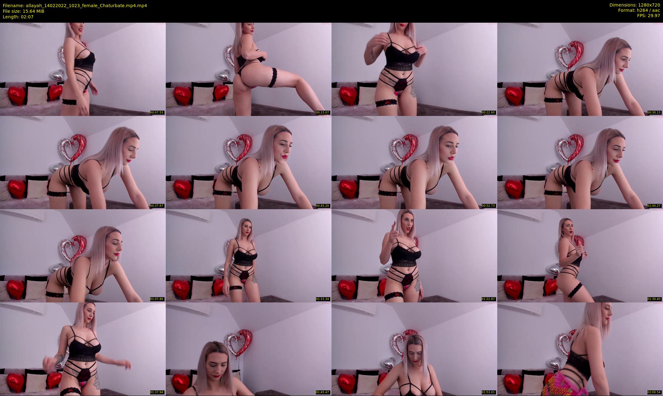 allayah — 3 minute Chaturbate female cam show recording, 720p, Feb 14, 2022