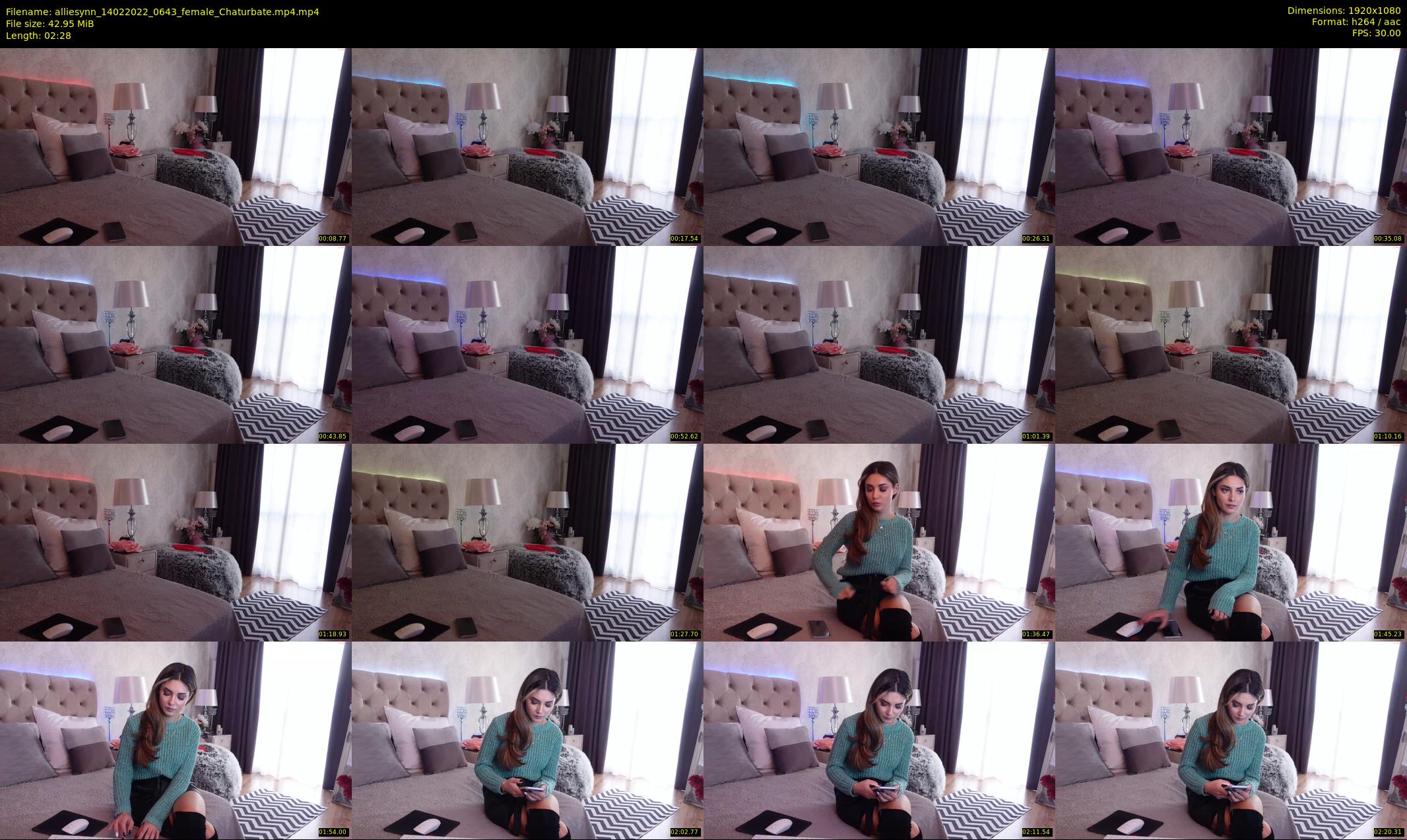 alliesynn — 3 minute Chaturbate female cam show recording, 1080p, Feb 14, 2022