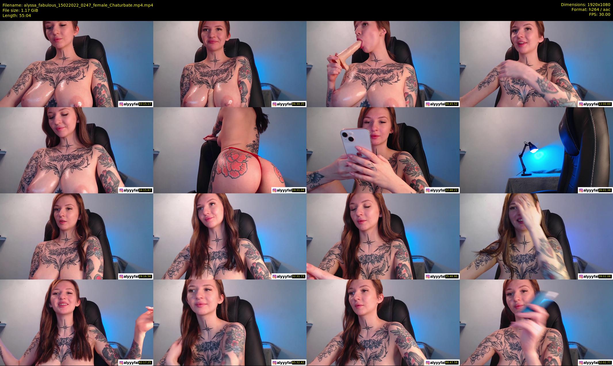 alyssa_fabulous — 56 minute Chaturbate female cam show recording, 1080p, Feb 15, 2022