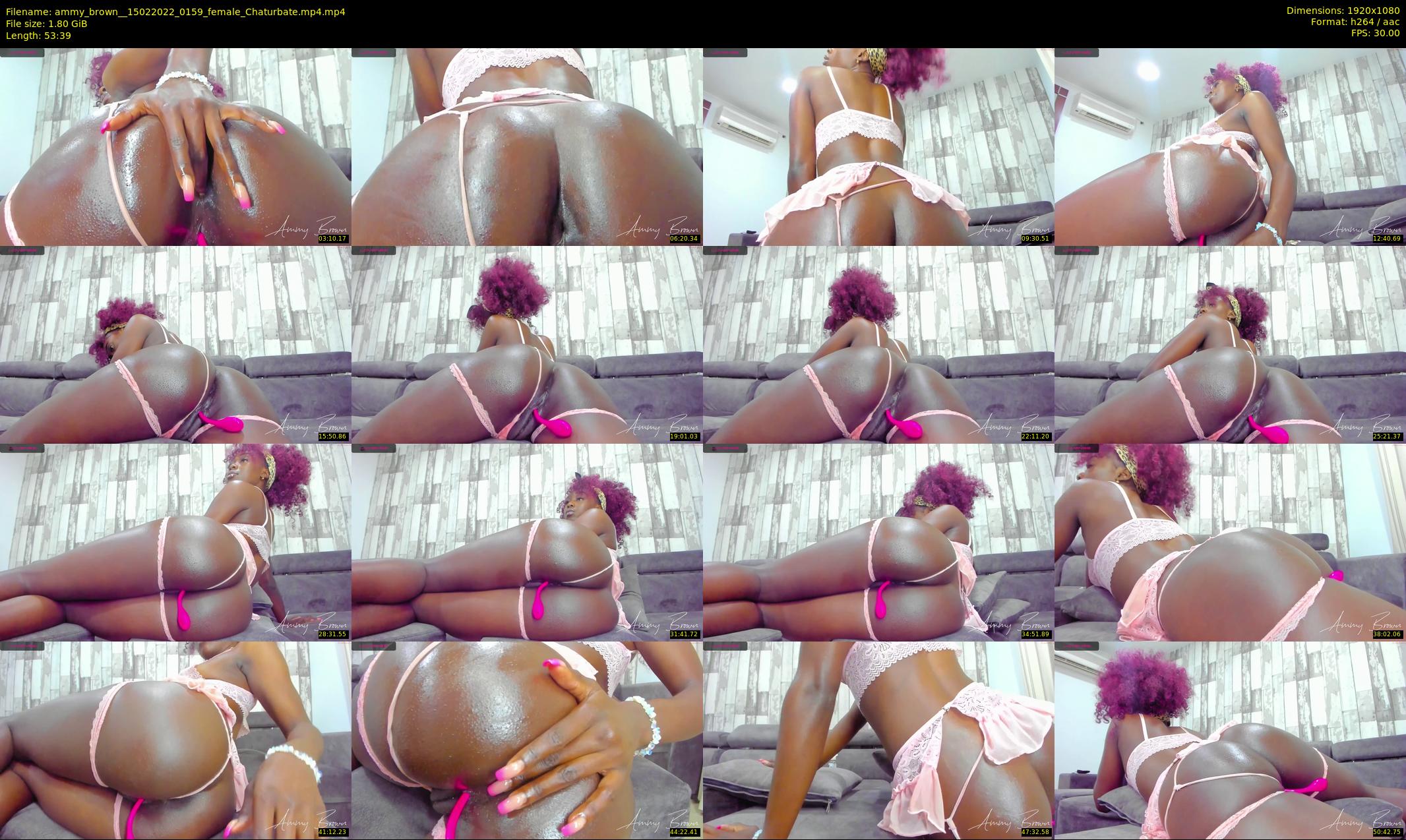 ammy_brown_ — 54 minute Chaturbate female cam show recording, 1080p, Feb 15, 2022