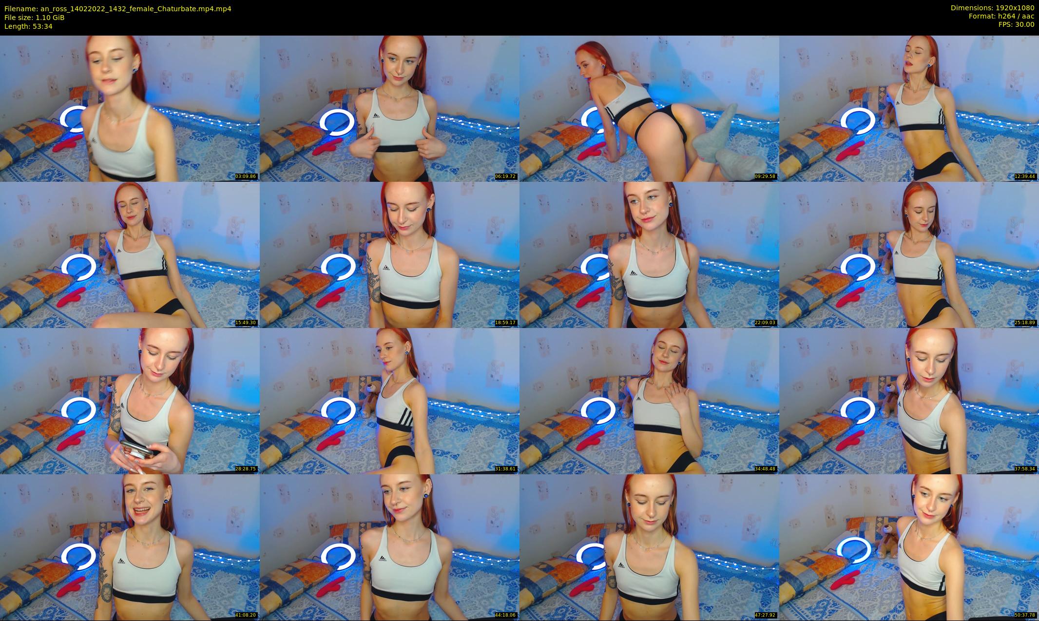 an_ross — 54 minute Chaturbate female cam show recording, 1080p, Feb 14, 2022
