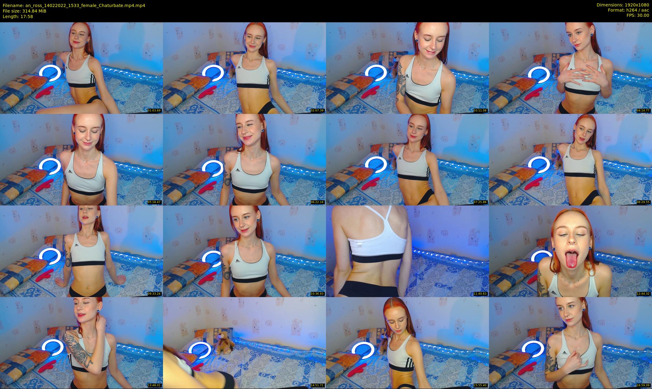 an_ross — 18 minute Chaturbate female cam show recording, 1080p, Feb 14, 2022