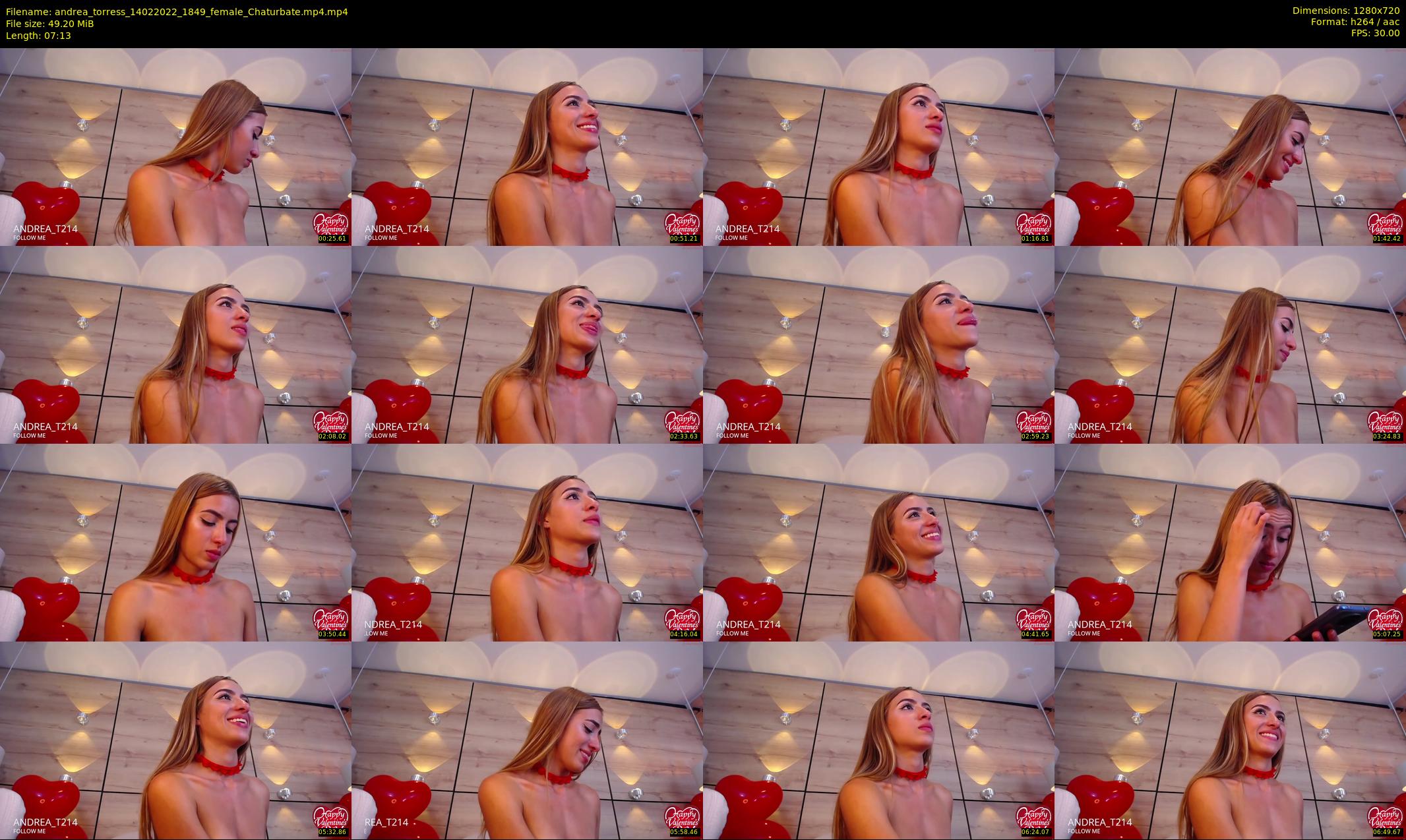 andrea_torress — 8 minute Chaturbate female cam show recording, 720p, Feb 14, 2022