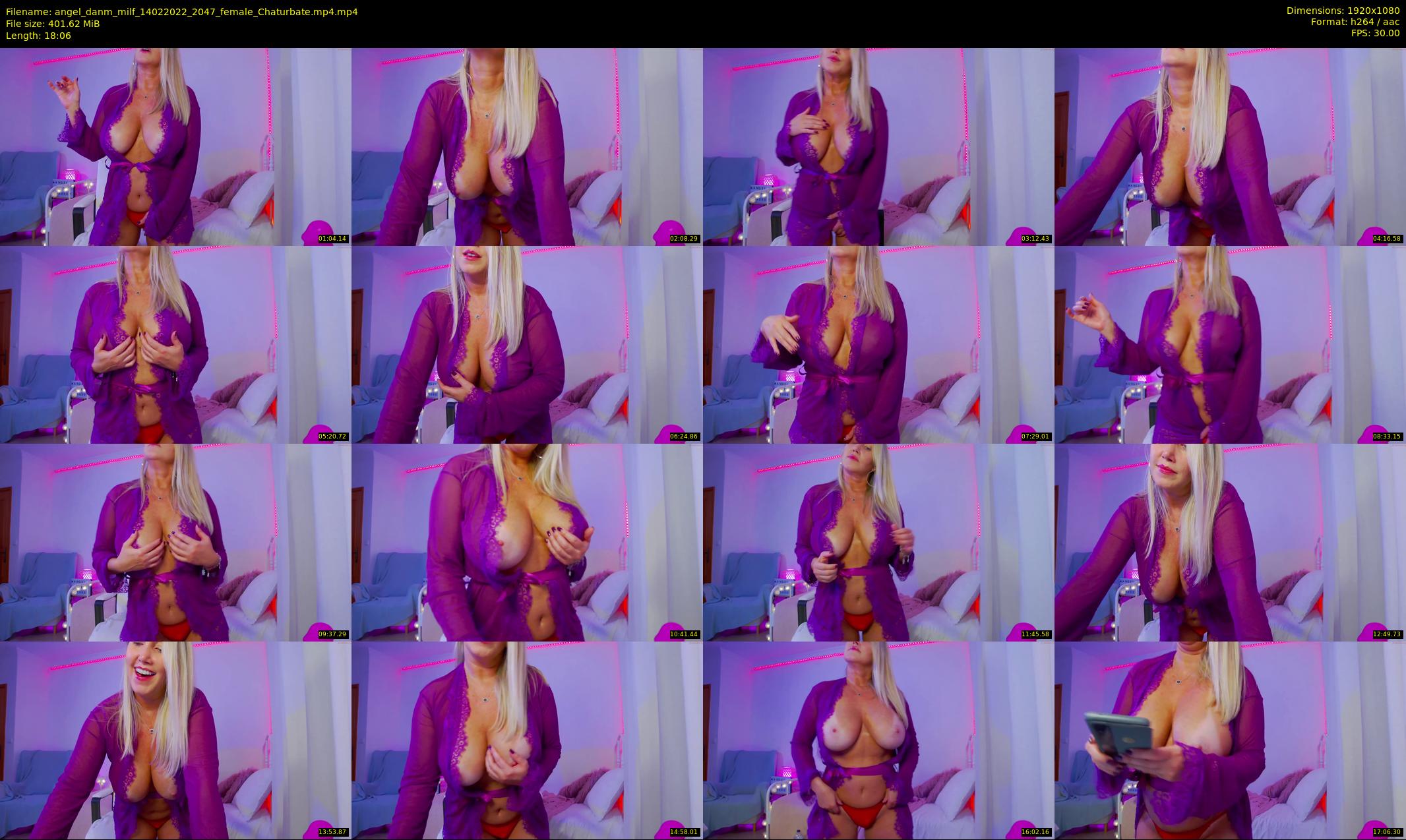 angel_danm_milf — 19 minute Chaturbate female cam show recording, 1080p, Feb 14, 2022