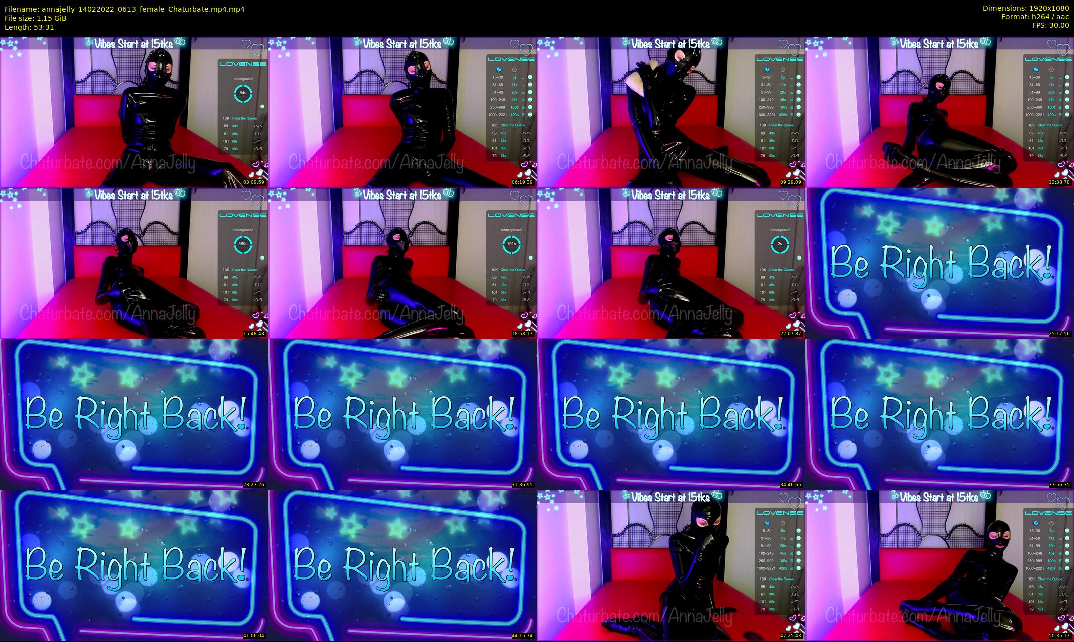 annajelly — 54 minute Chaturbate couple cam show recording, 1080p, Feb 14, 2022