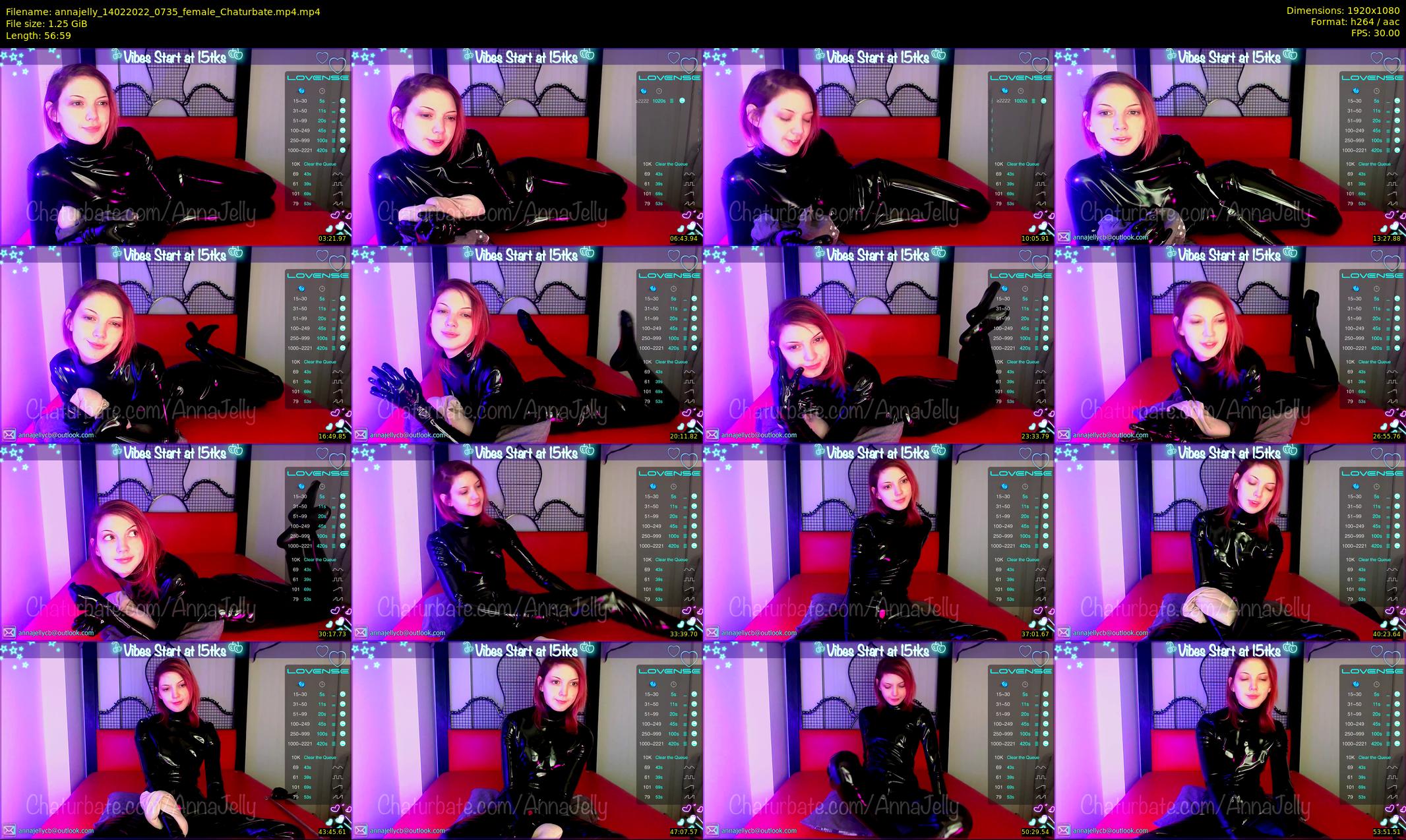 annajelly — 57 minute Chaturbate couple cam show recording, 1080p, Feb 14, 2022