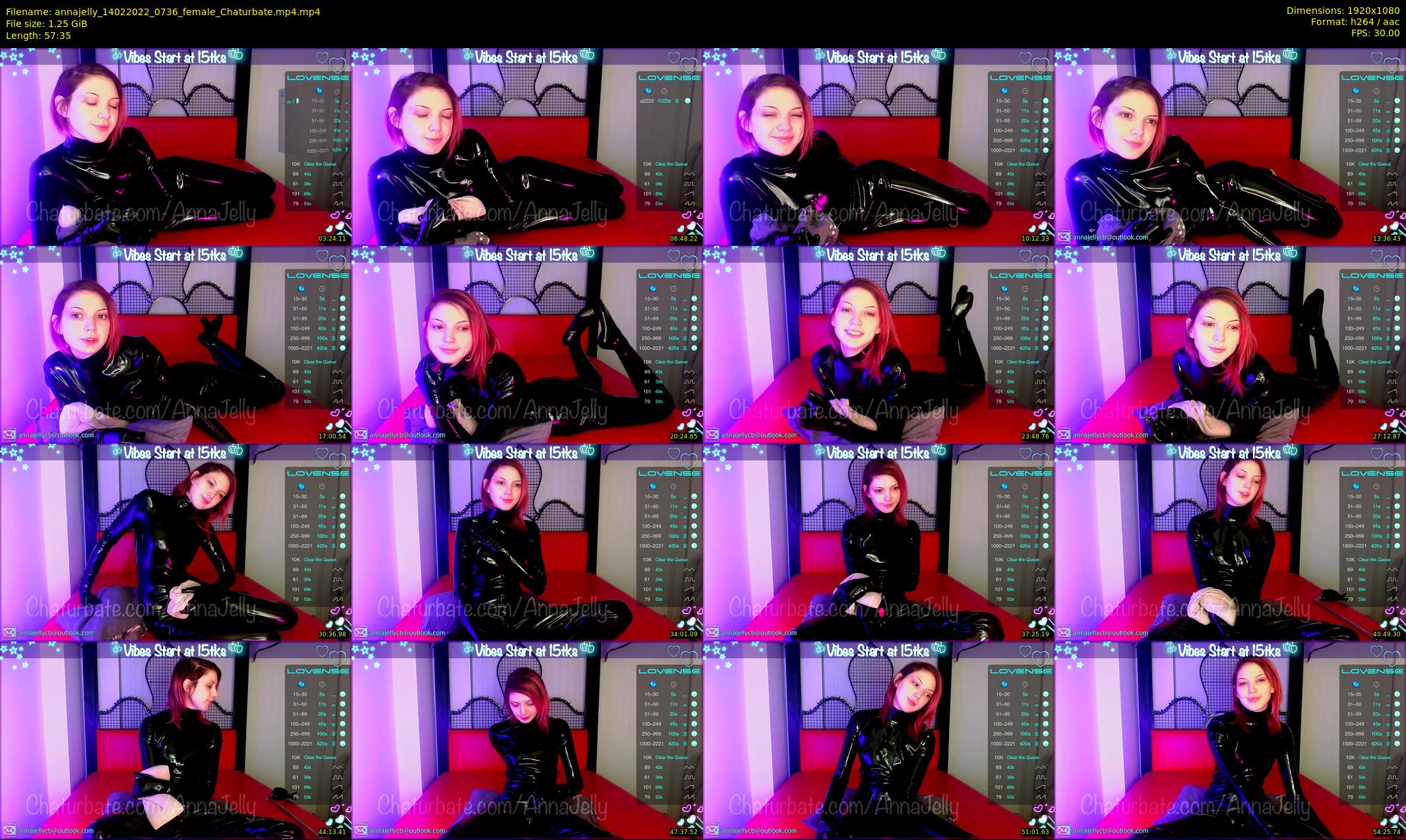 annajelly — 58 minute Chaturbate couple cam show recording, 1080p, Feb 14, 2022