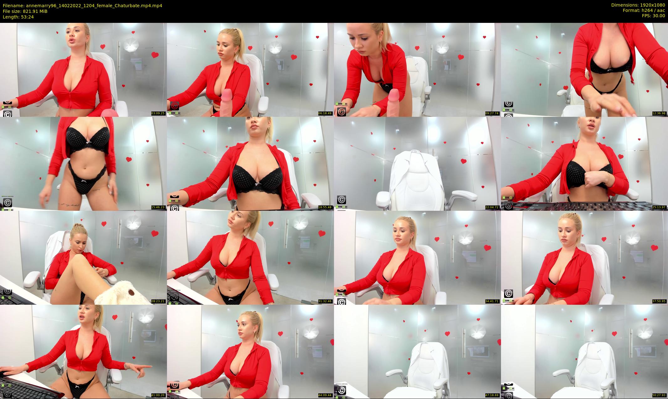 annemarry96 — 54 minute Chaturbate female cam show recording, 1080p, Feb 14, 2022