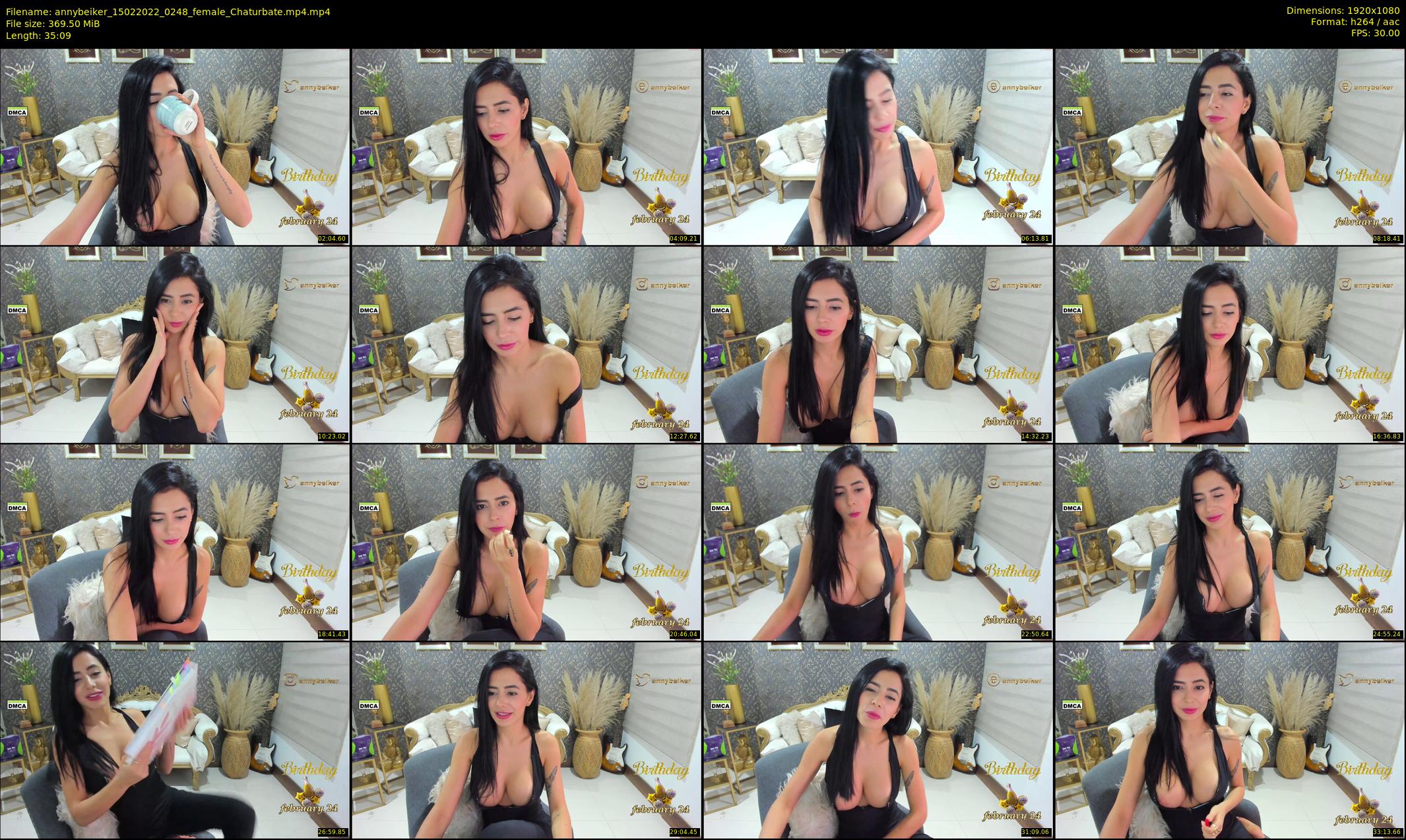 annybeiker — 36 minute Chaturbate female cam show recording, 1080p, Feb 15, 2022
