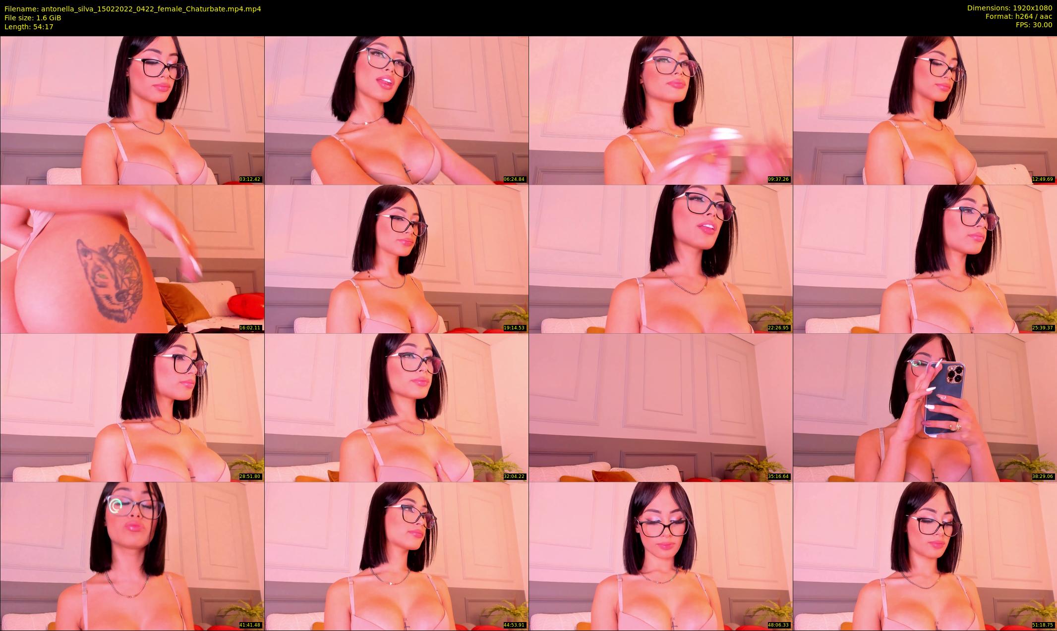 antonella_silva — 55 minute Chaturbate female cam show recording, 1080p, Feb 15, 2022