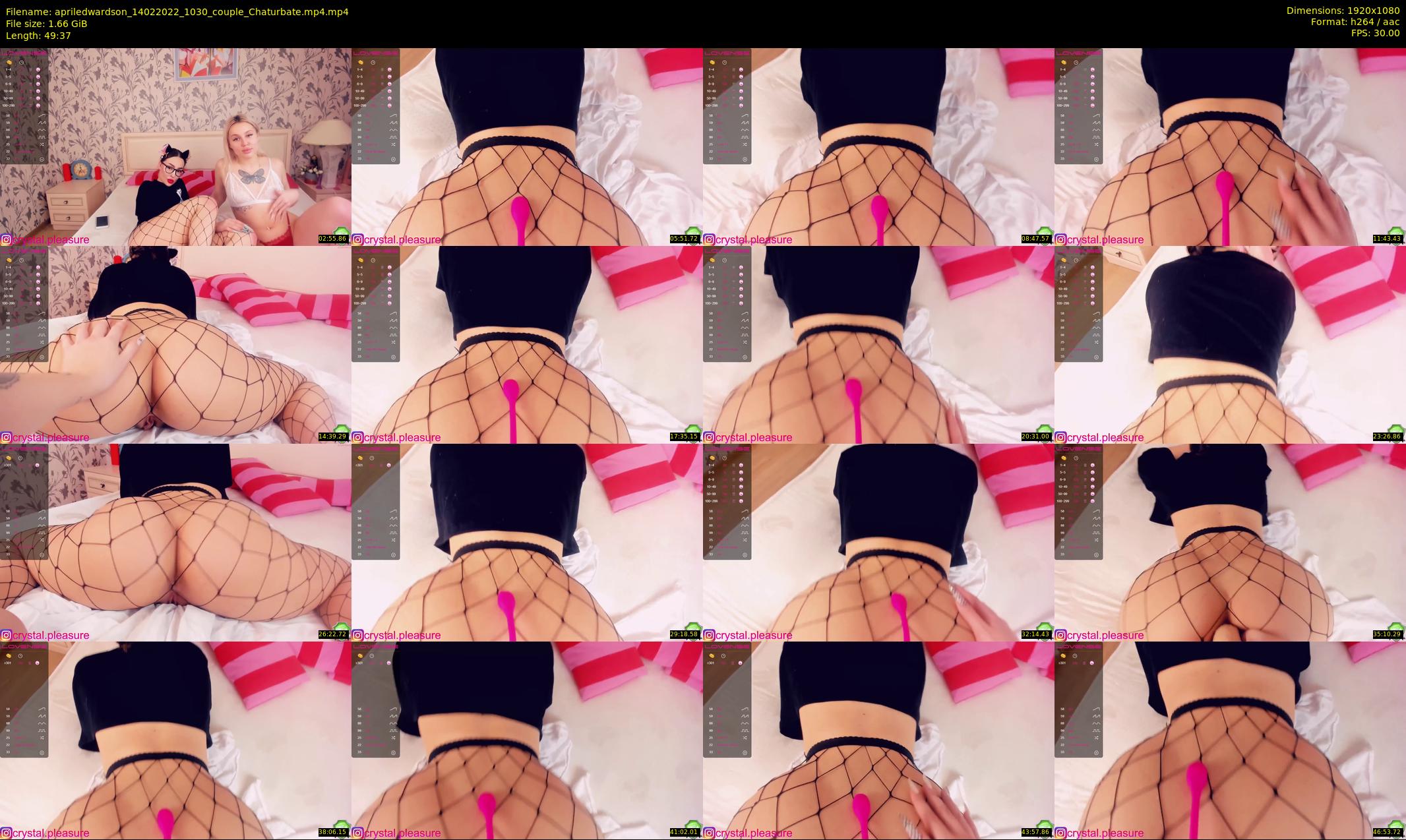 apriledwardson — 50 minute Chaturbate couple cam show recording, 1080p, Feb 14, 2022