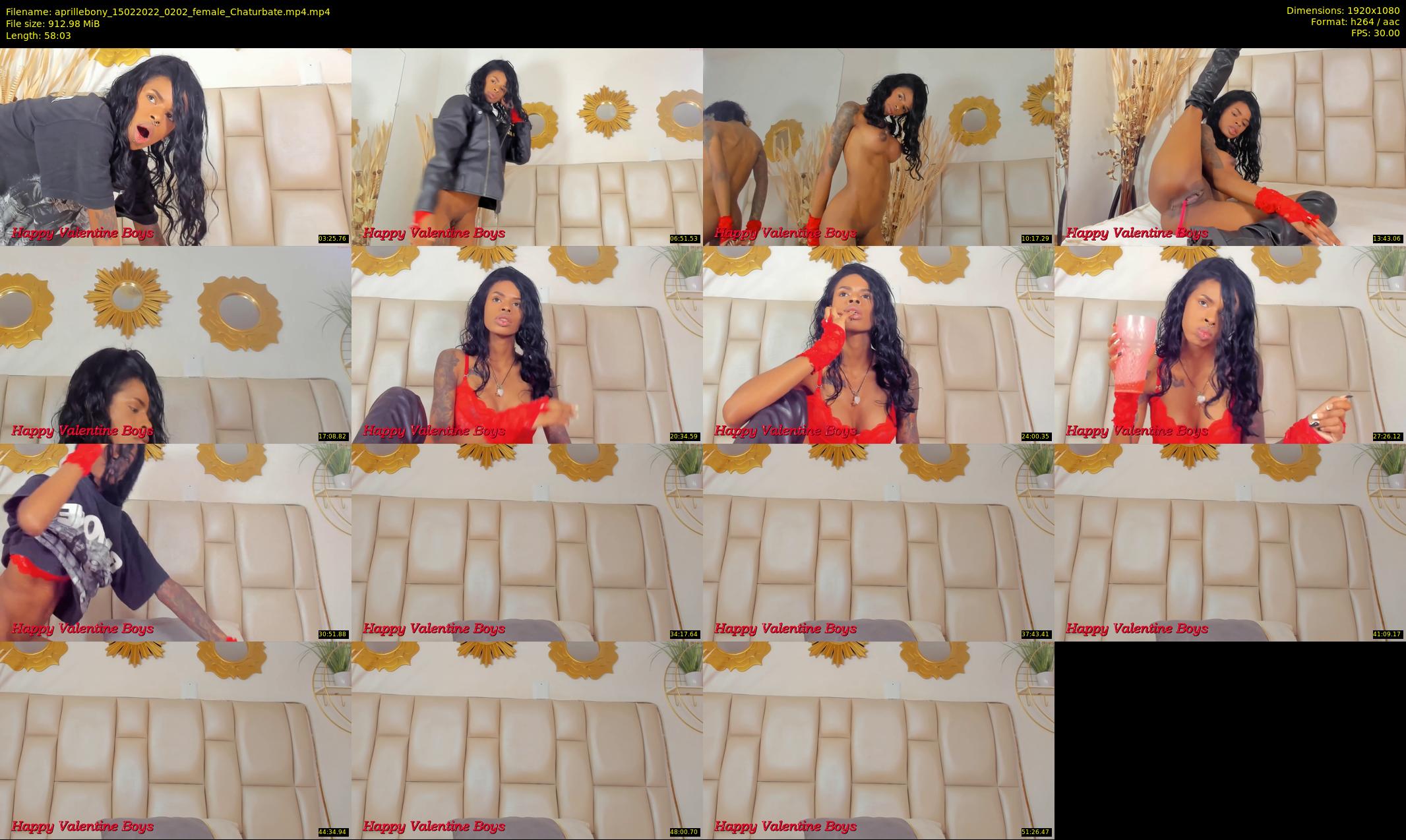 aprillebony — 59 minute Chaturbate female cam show recording, 1080p, Feb 15, 2022