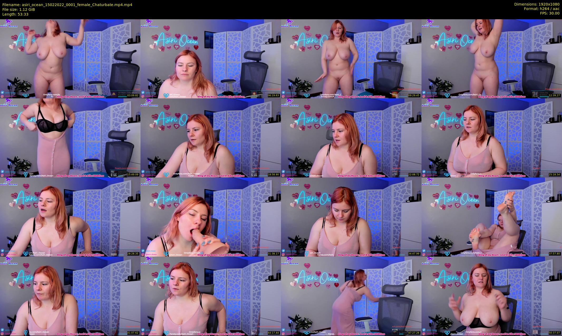 asiri_ocean — 54 minute Chaturbate female cam show recording, 1080p, Feb 15, 2022