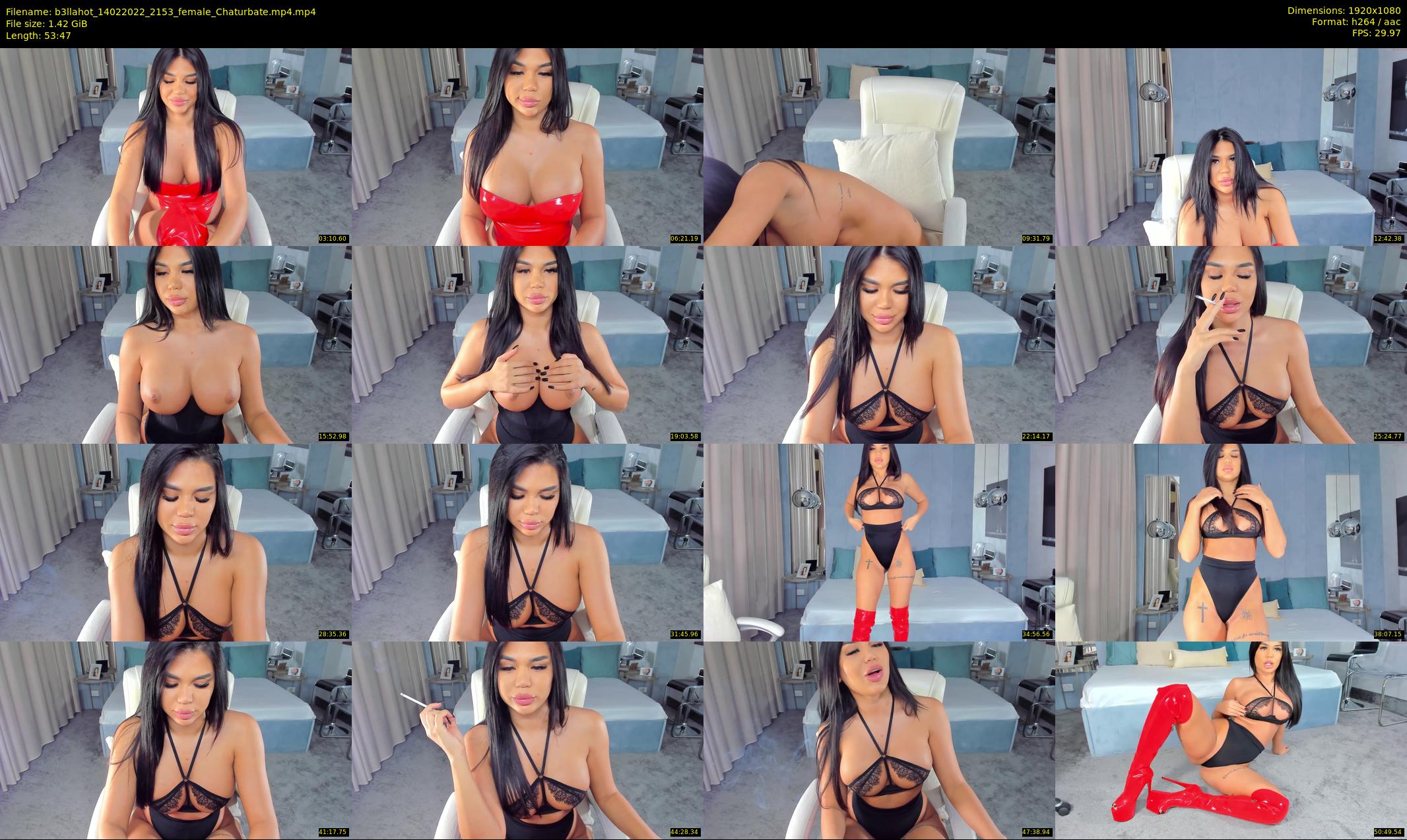 b3llahot — 54 minute Chaturbate female cam show recording, 1080p, Feb 14, 2022