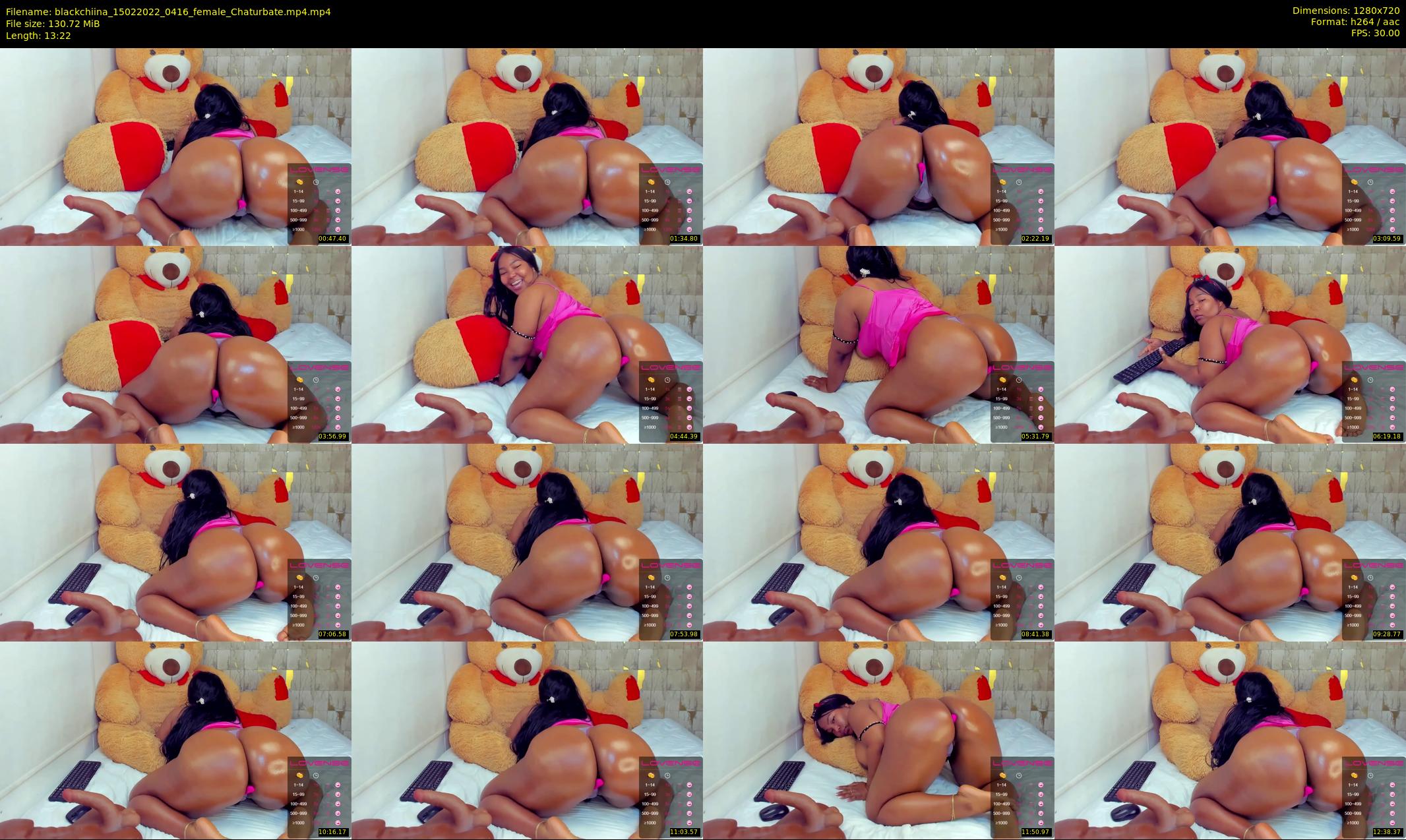 blackchiina — 14 minute Chaturbate female cam show recording, 720p, Feb 15, 2022