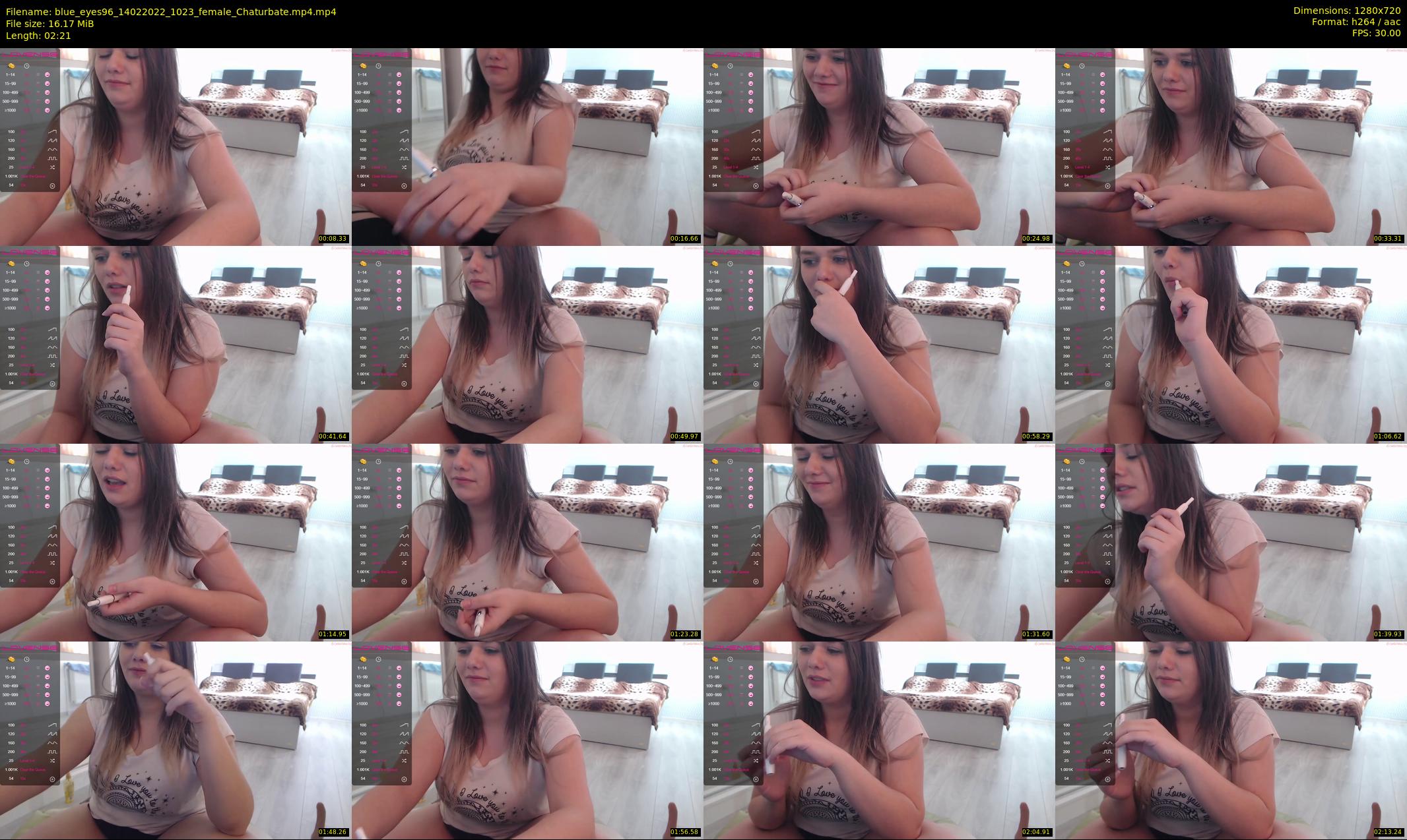 blue_eyes96 — 3 minute Chaturbate female cam show recording, 720p, Feb 14, 2022