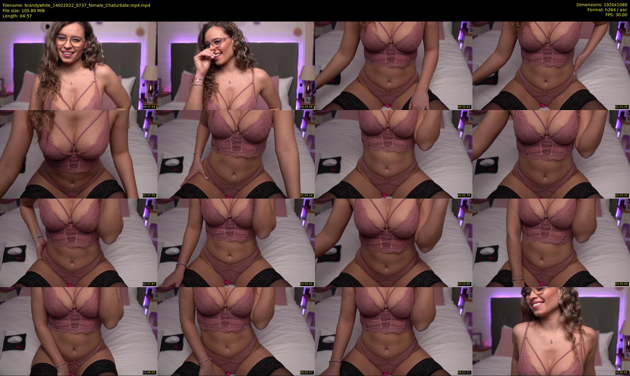 brandywhite — 5 minute Chaturbate female cam show recording, 1080p, Feb 14, 2022
